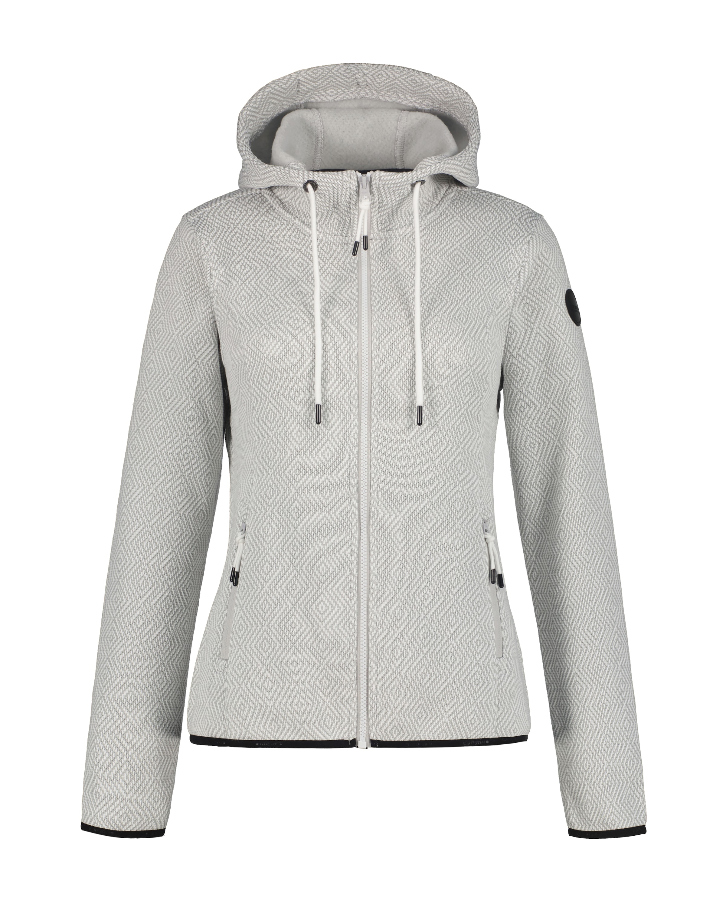 Icepeak Strickjacke "D STRICKFLEECE JACKE AUEN", in gemusteter Optik