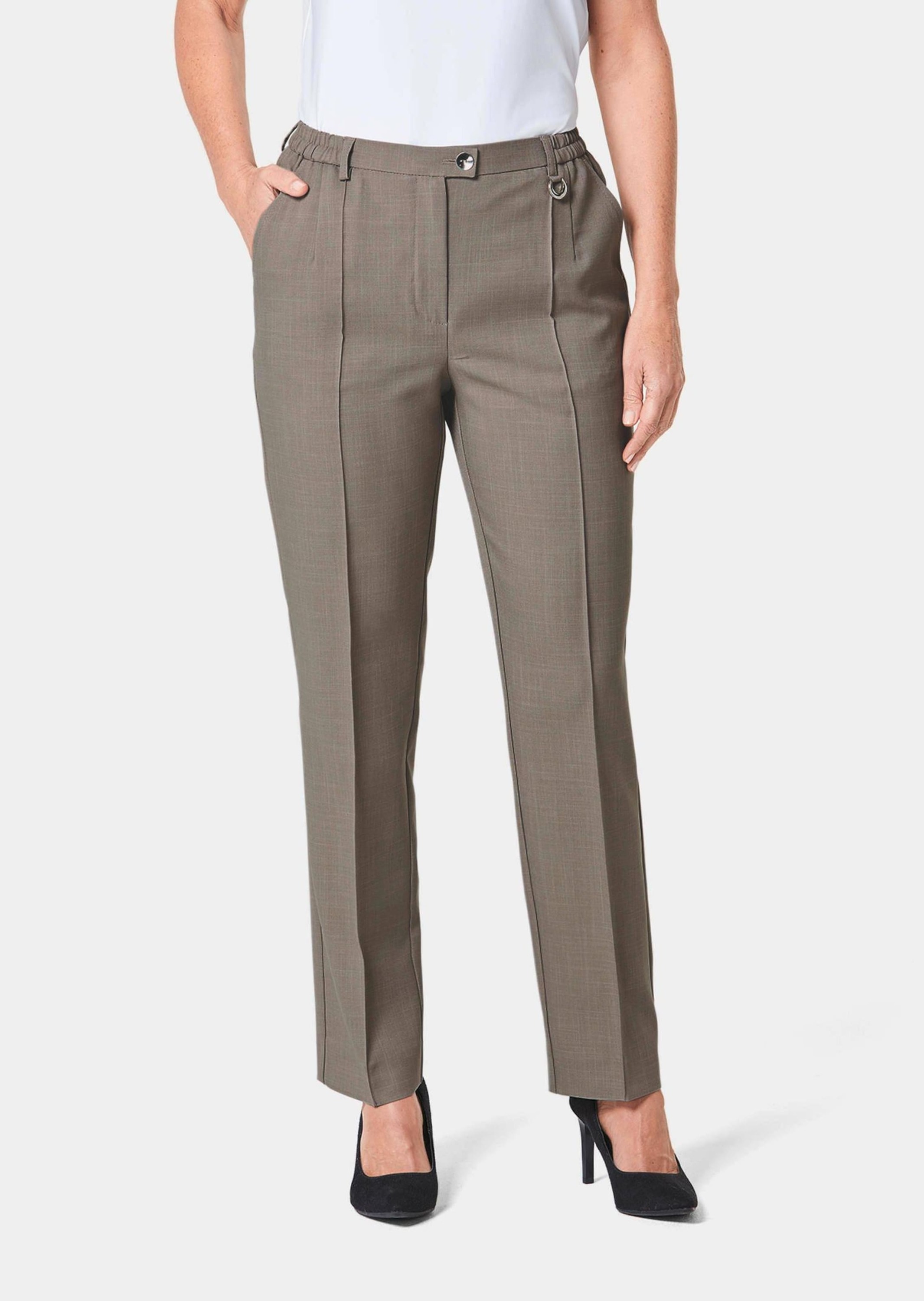 GOLDNER 2-in-1-Hose »Hose Anna Knitterarme Hose Anna mit SilverFresh-Ausrüstung«