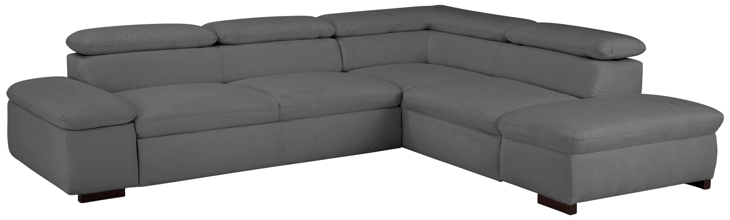 OTTO home Ecksofa "Alberto L-Form" mit Kopfteilverstellung, wahlweise mit Schlaffunktion