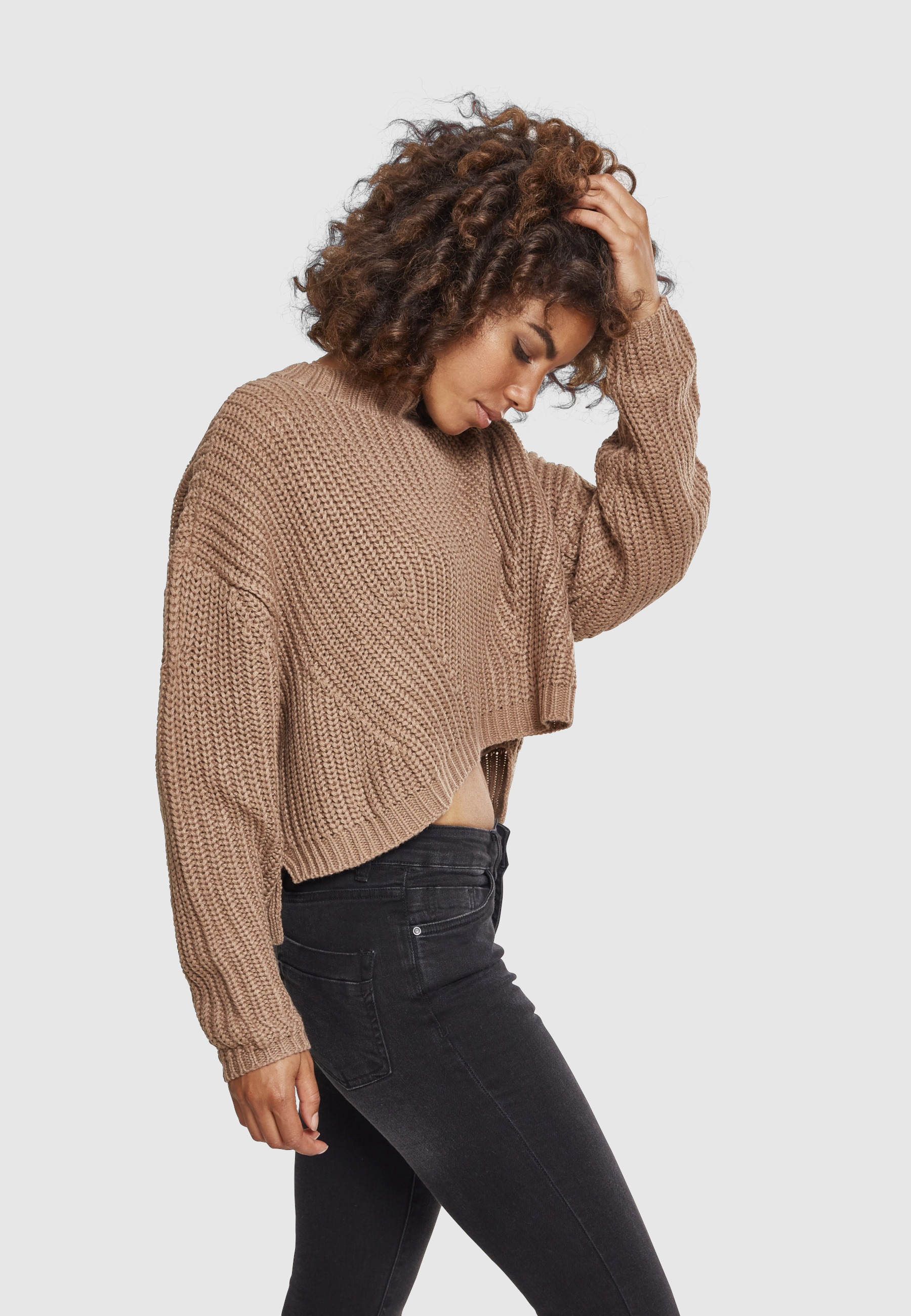 URBAN CLASSICS Sweatshirt "Urban Classics Damen Ladies Wide Oversize Sweate günstig online kaufen