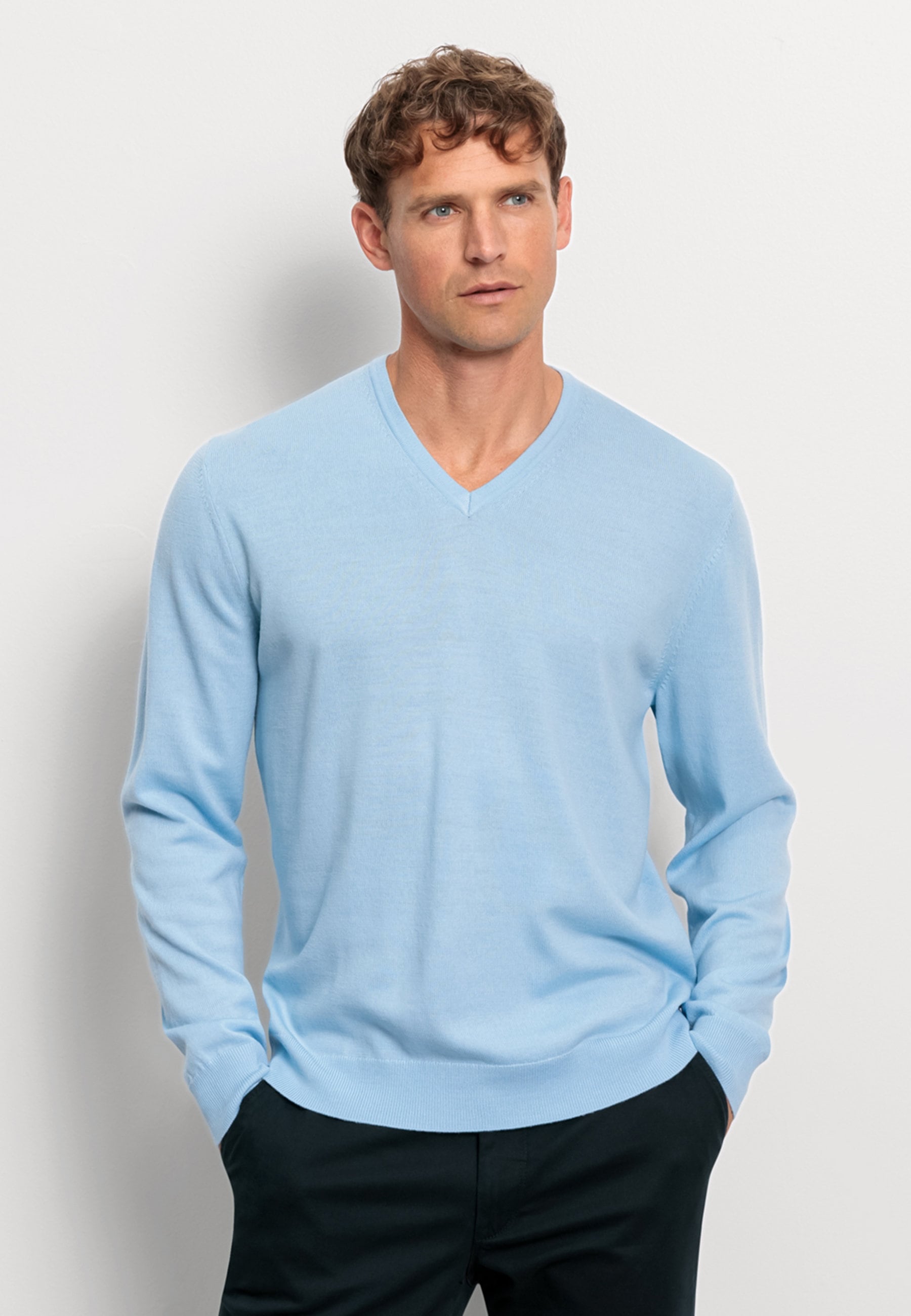 OLYMP Strickpullover "OLYMP Casual Strick" günstig online kaufen