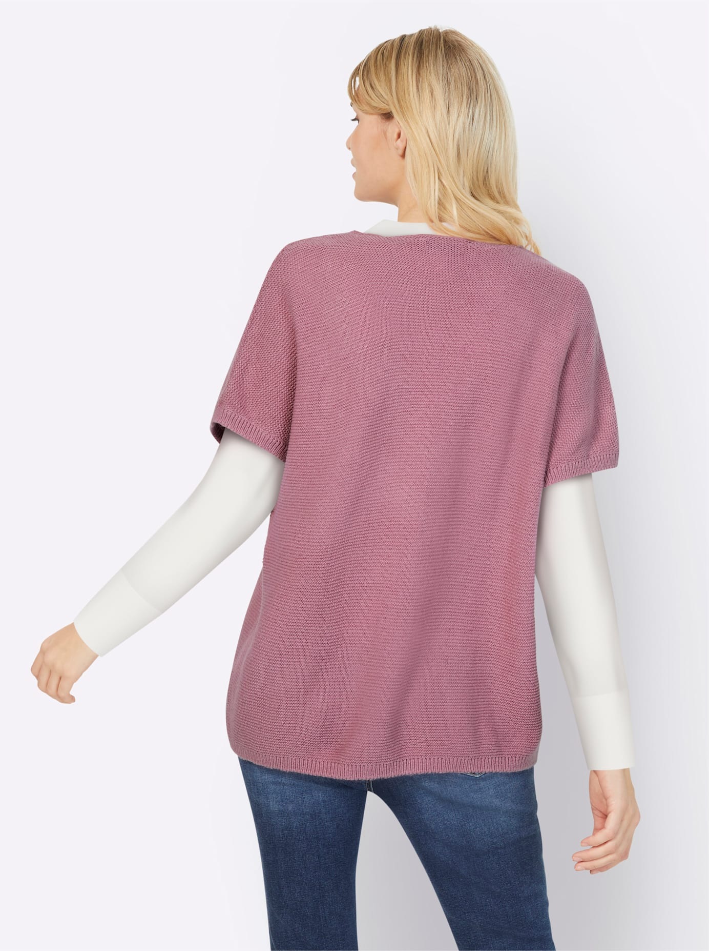 HEINE Pullunder Women's Sweater Old Rose 40 2