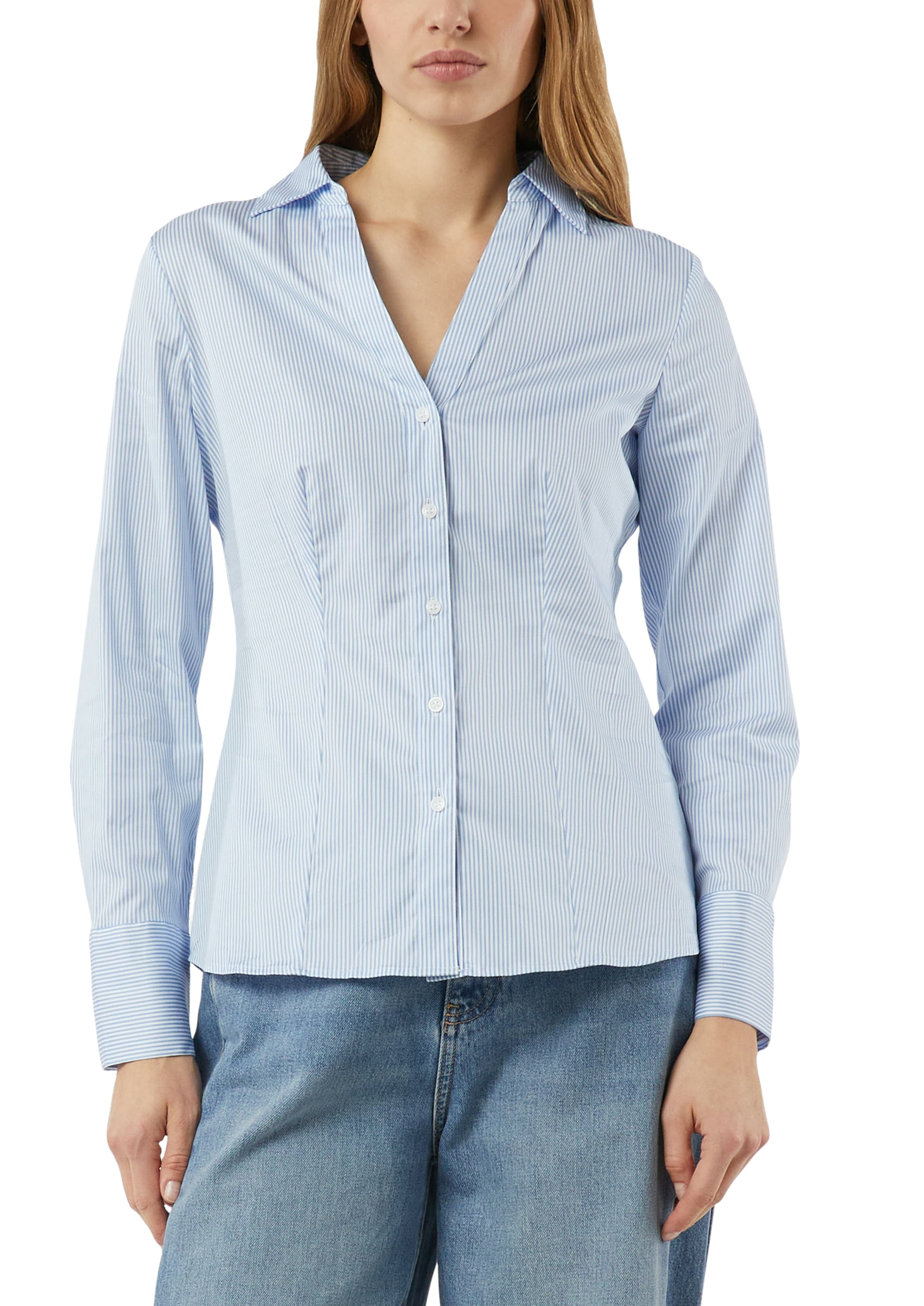 Comma Hemdbluse im Streifen-Design günstig online kaufen