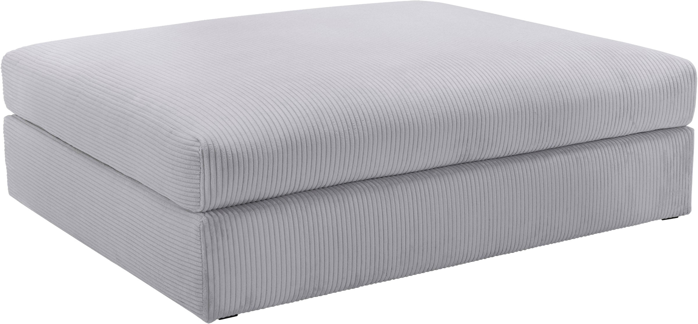 OTTO home Polsterhocker "Soft&Cosy XXL, B: 125 cm - OTTO. Verlässliche Qualität." Mega-Hocker, in Cord oder Chenille-Struktur wählbar