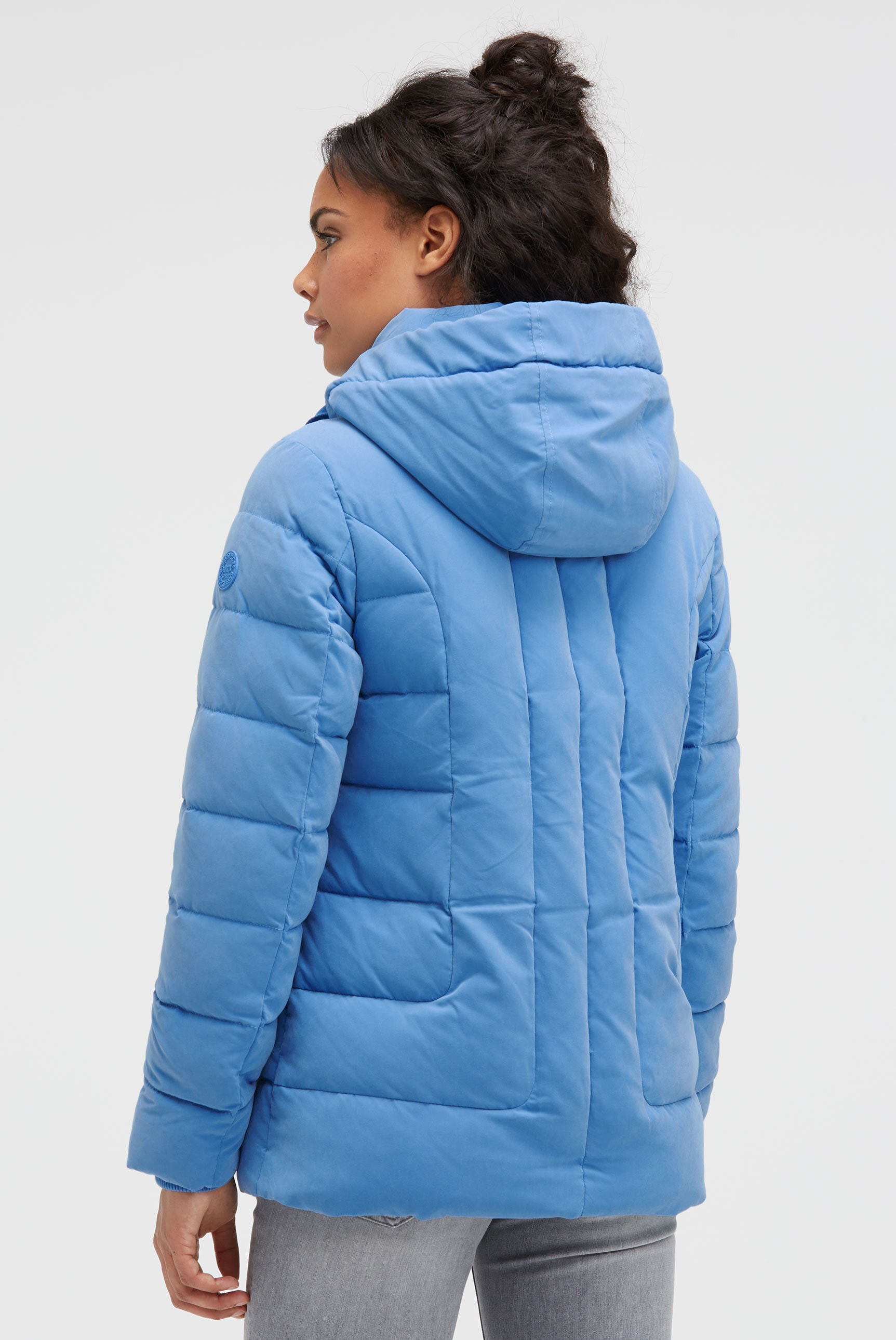 SOCCX Winterjacke mit Kapuze mit Reißverschluss an den Einschubtaschen