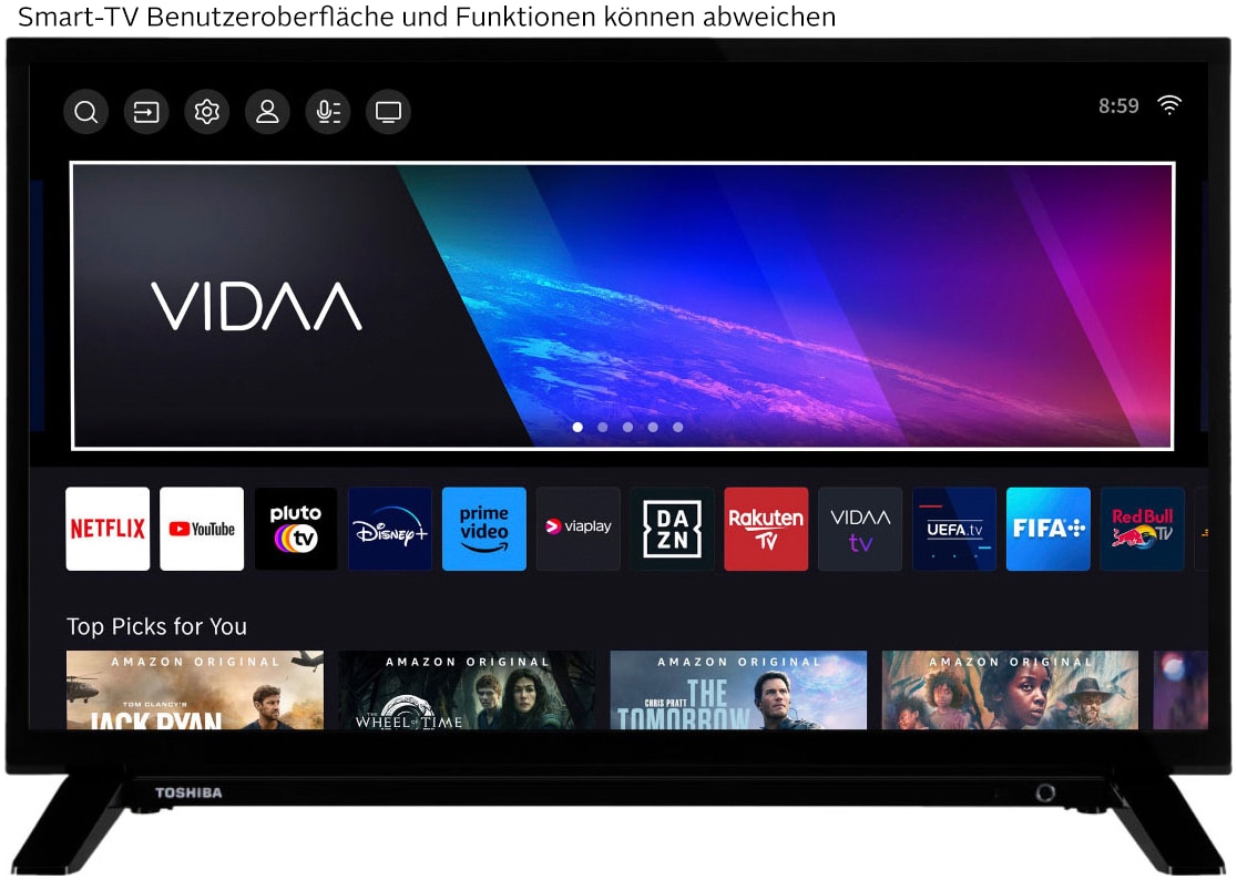 Toshiba LED-Fernseher »24WV2F63DA« 60 cm/24 ″ HD ready Smart-TV