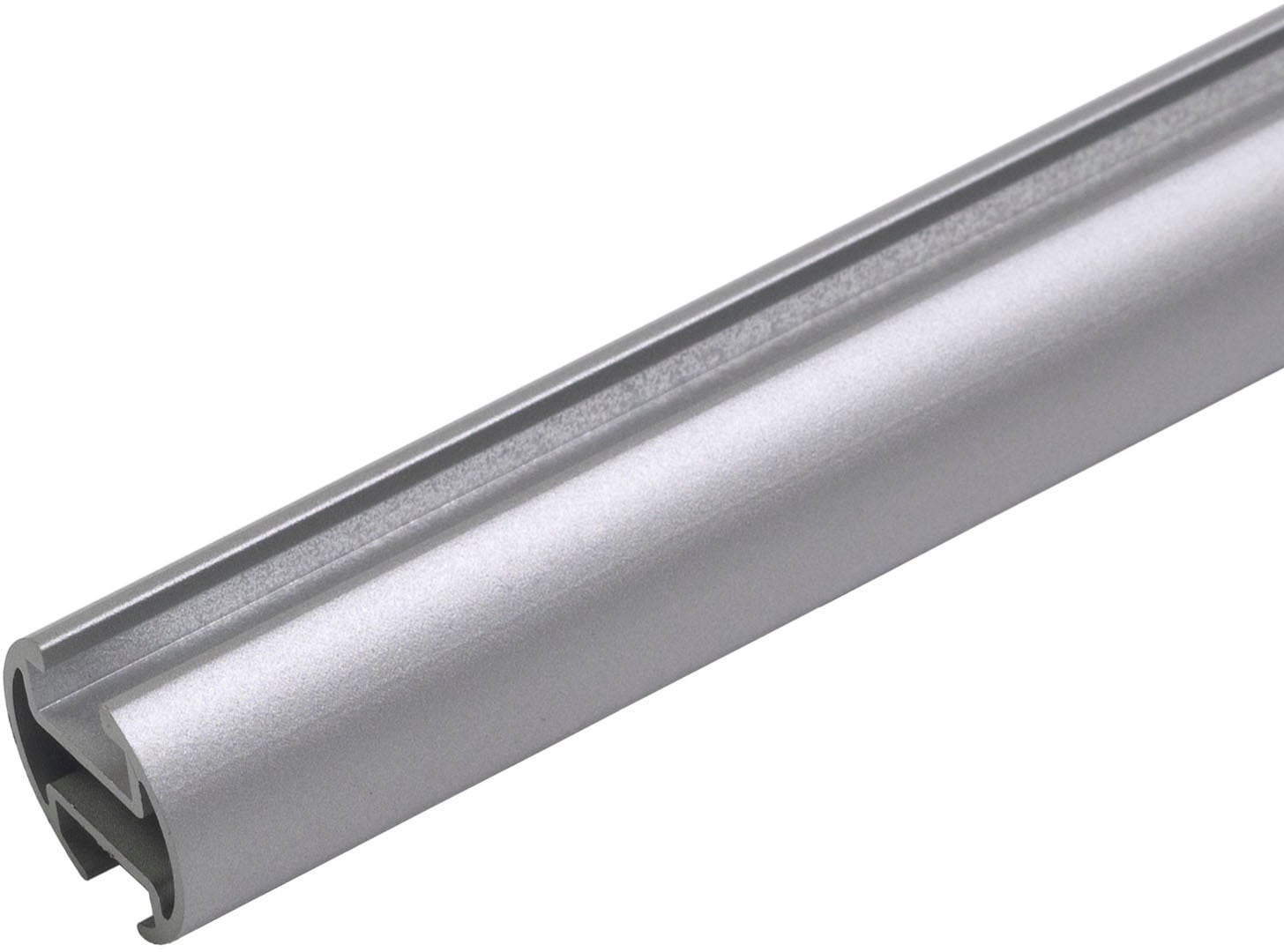 Liedeco Gardinenstange »Innenlaufgarnitur 20 mm Power Endkappe«, 1 läufig-läufig, Fixmaß, Gardinenstange Komplett