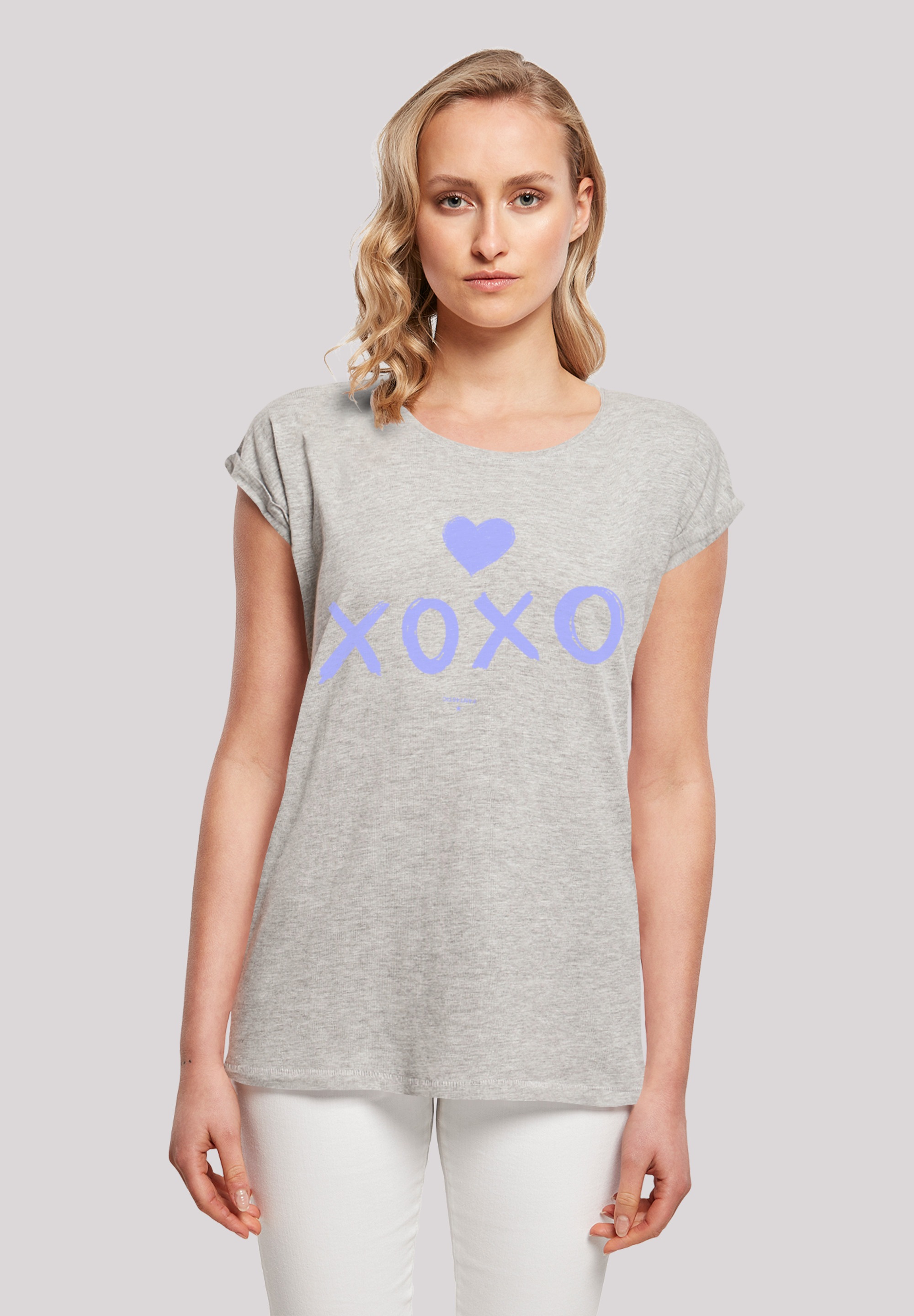 F4NT4STIC T-Shirt "Valentinstag xoxo Herz", Print günstig online kaufen