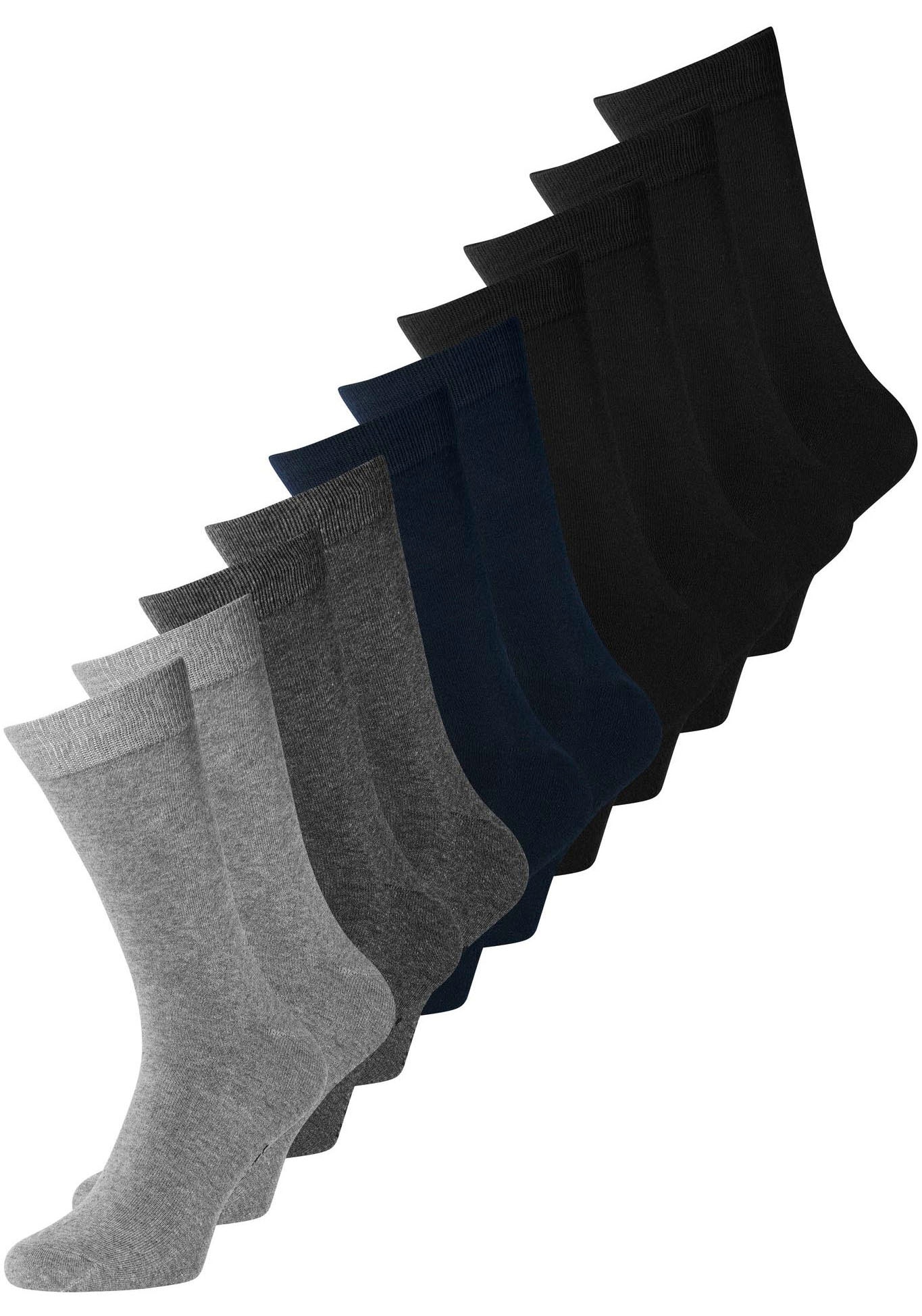 Jack & Jones Basicsocken »JACJENS SOCK 10 PACK NOOS«, (Packung, 10 Paar)