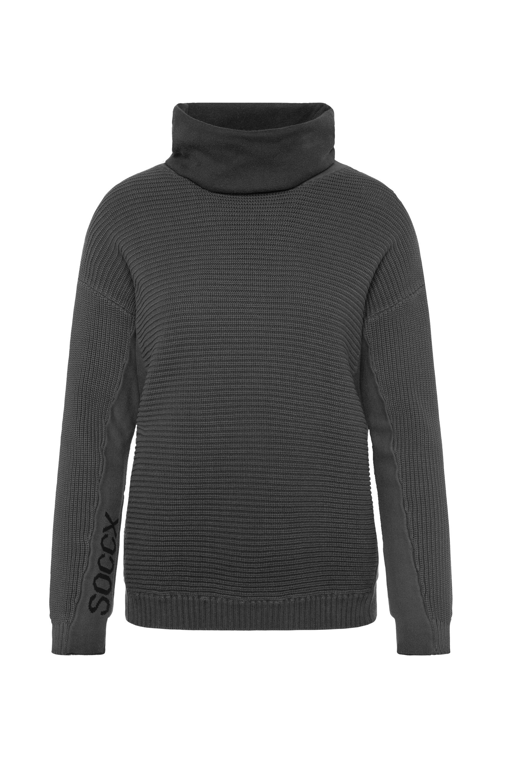 SOCCX Rollkragenpullover, aus Baumwolle günstig online kaufen