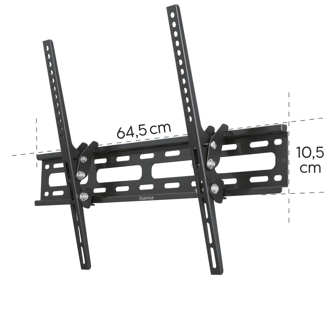 Hama TV-Wandhalterung »Wandhalterung (neigbar, 32" - 75", VESA 600 x 400)«, bis 191 cm Zoll