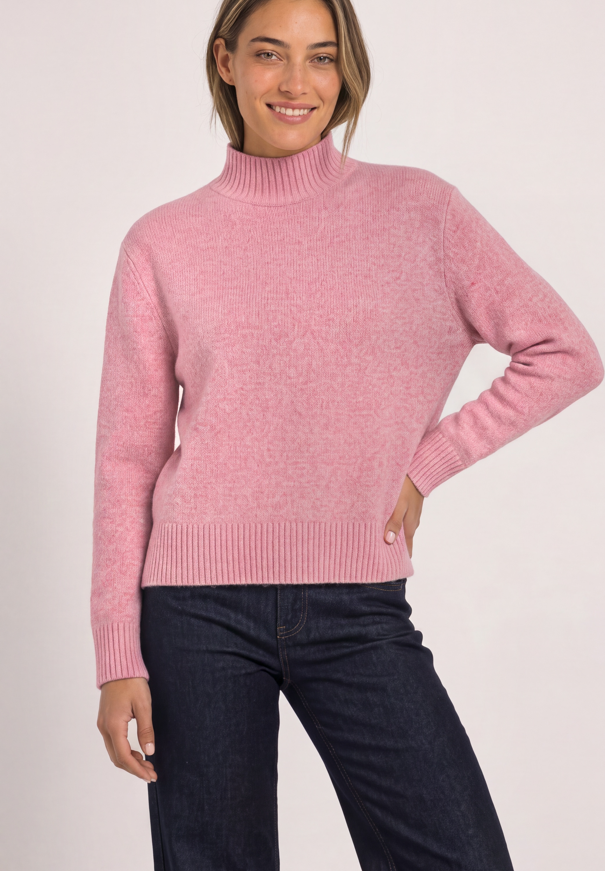 STREET ONE Stehkragenpullover mit Stehkragen