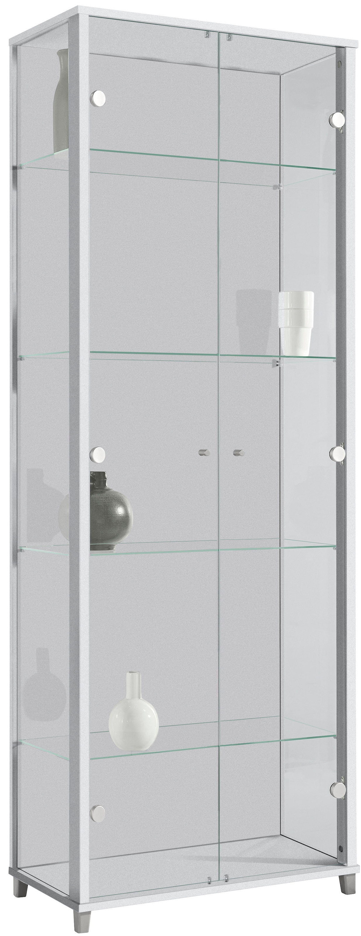 fif möbel Vitrine "OPTIMA", Standvitrine, Vitrinenschrank, Glasvitrine, Sam günstig online kaufen