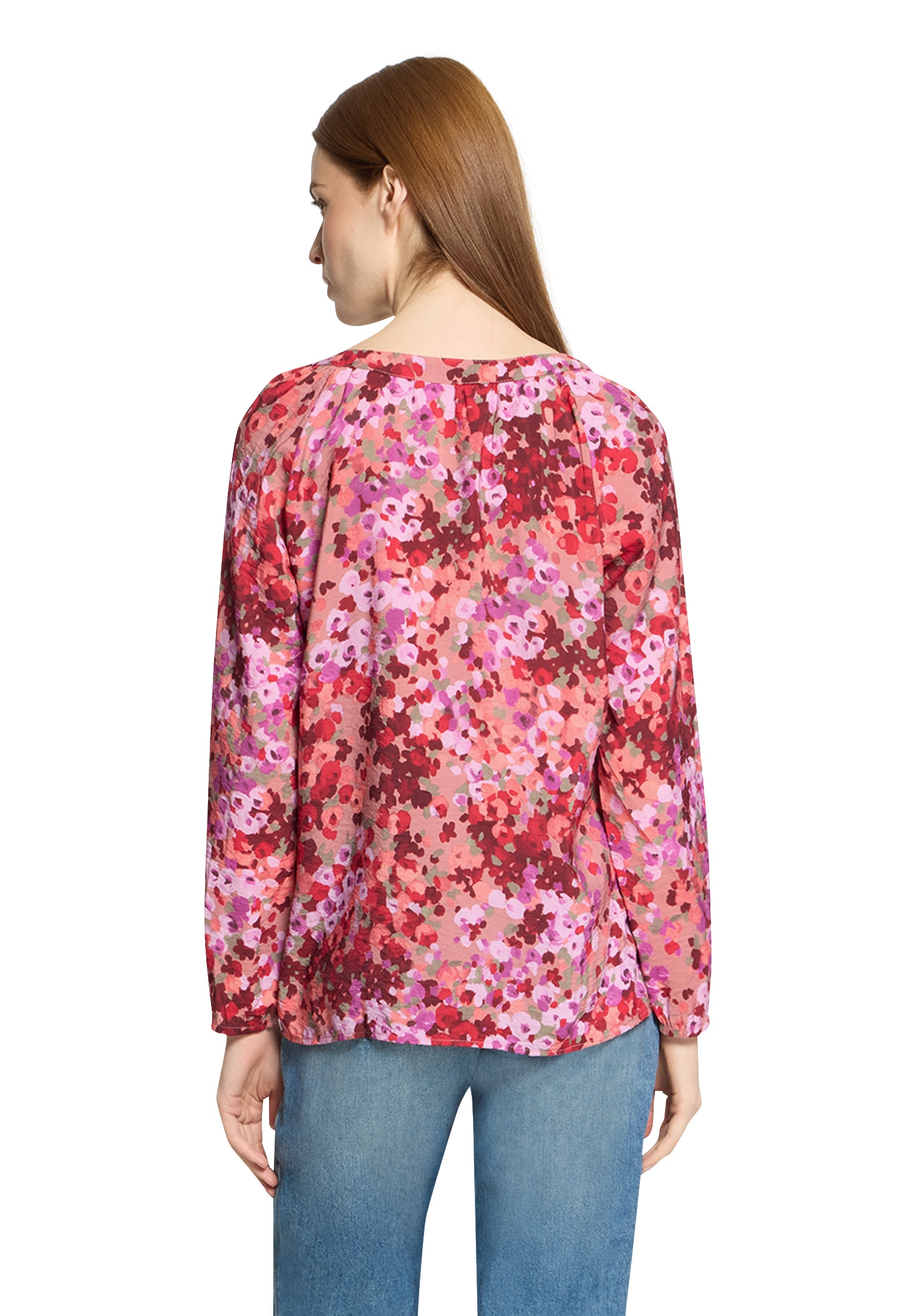 Cartoon Shirtbluse »Damen mit Raffung«