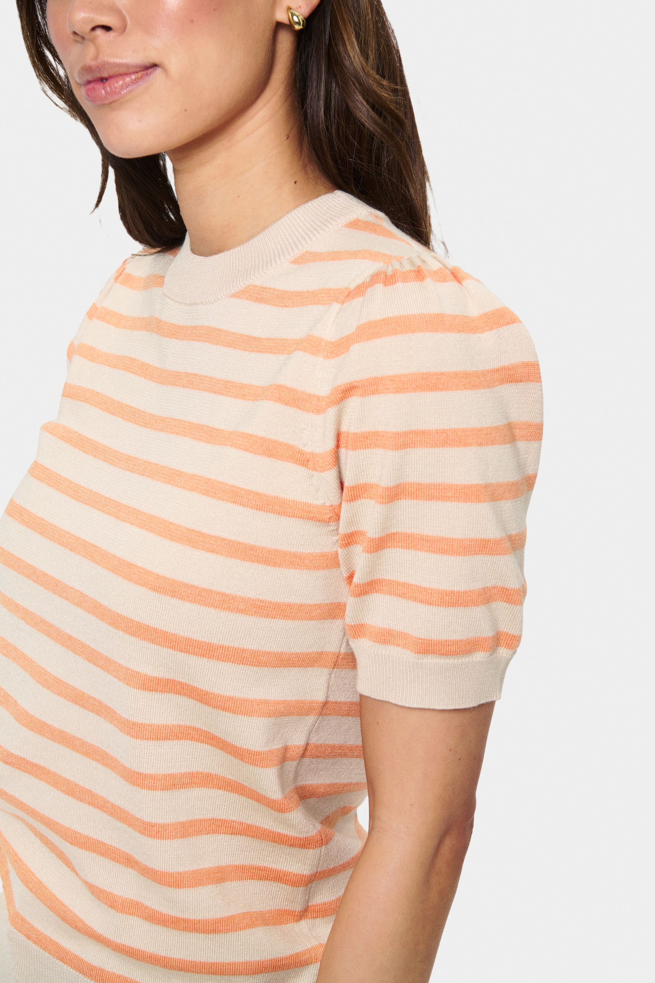 Saint Tropez Kurzarmpullover »MilaSZ SS Striped«