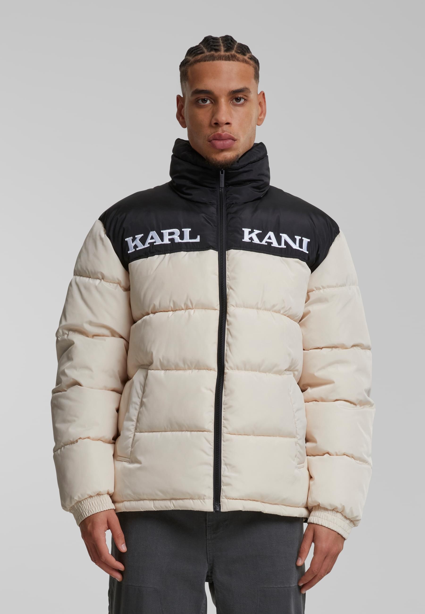 Karl Kani Winterjacke »Karl Kani Karl Kani Retro Essential Puffer Jacket«, (1 St.), ohne Kapuze