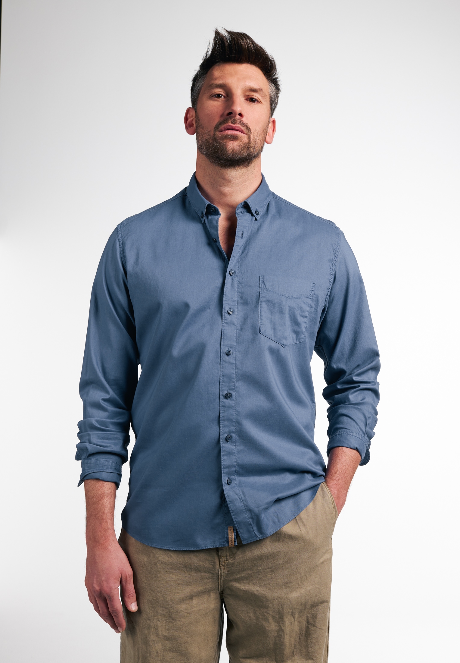 Eterna Langarmhemd "MODERN FIT" günstig online kaufen