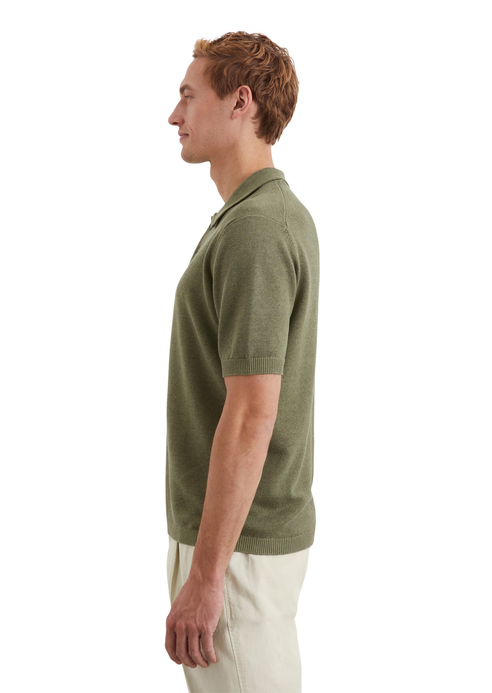 Marc O'Polo Strickpullover »aus Leinen-Baumwoll-Mix«