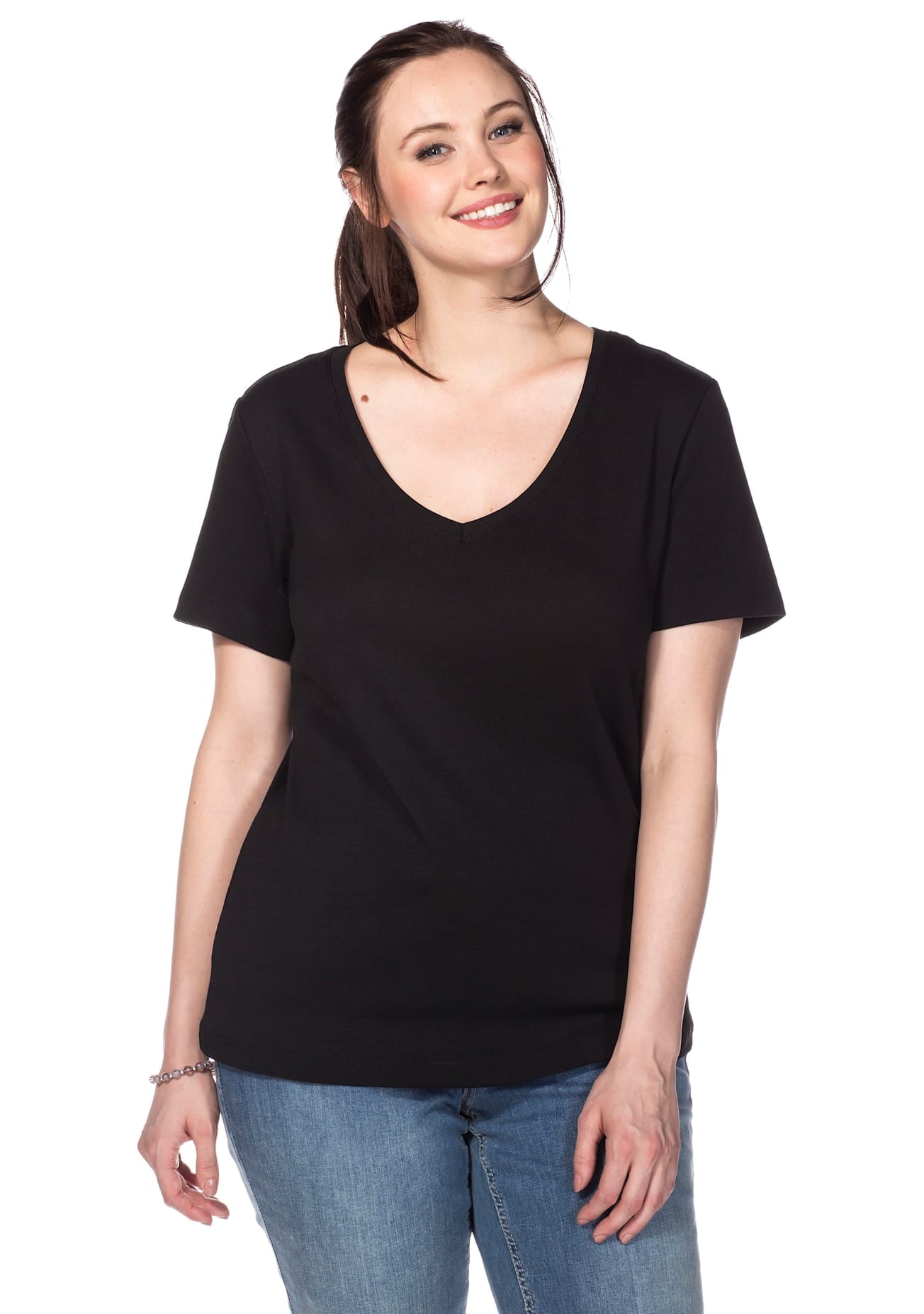 Sheego T-Shirt "T-Shirt", (1 tlg.) günstig online kaufen