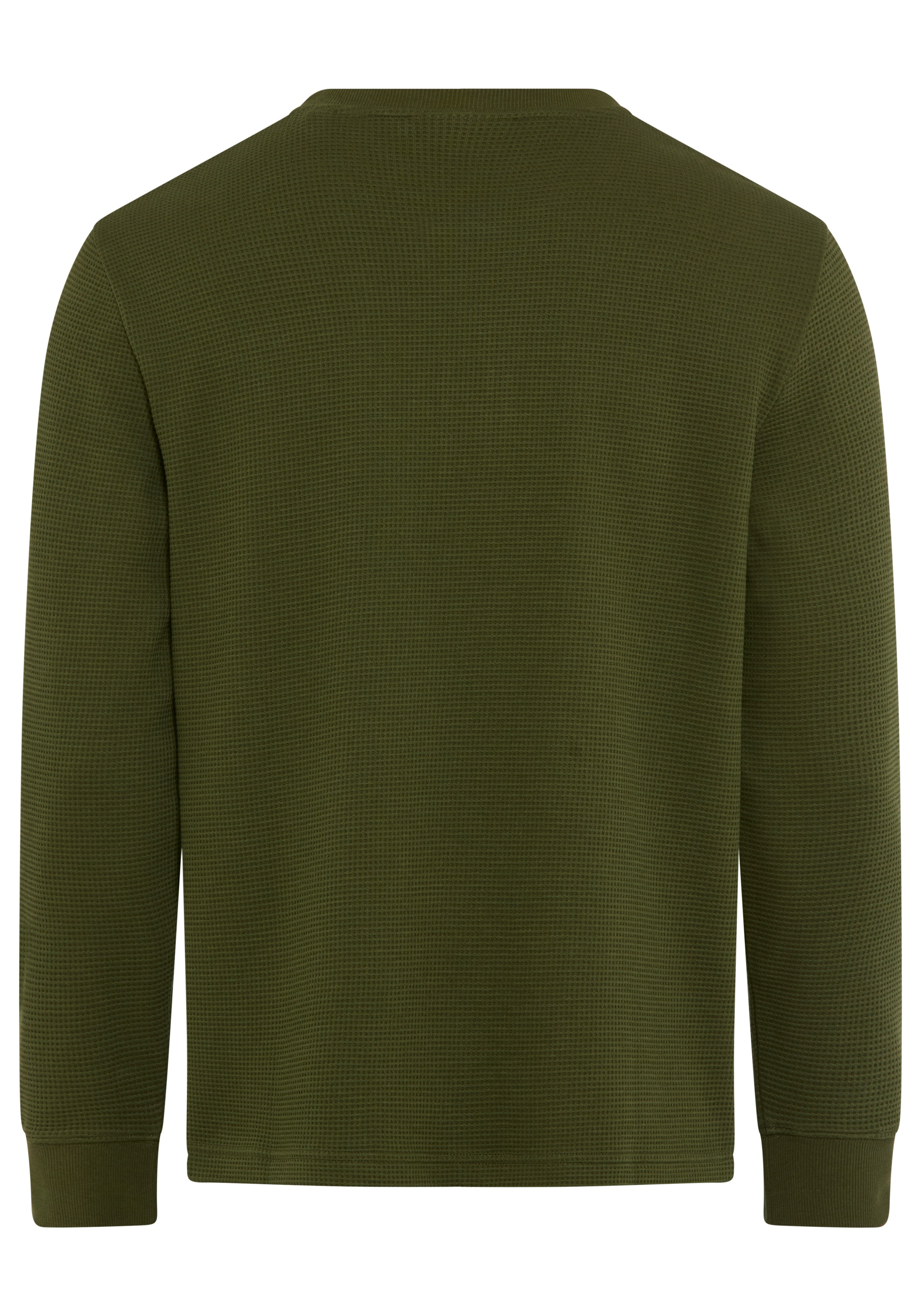 Gant Henleyshirt "WAFFLE LS HENLEY", Rundhalsausschnitt, Regular fit, Waffe günstig online kaufen