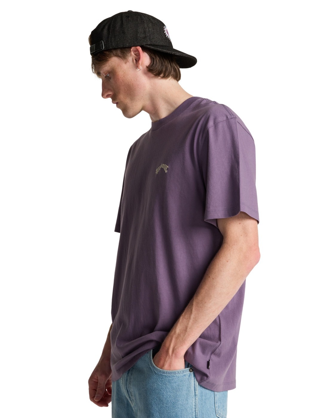 Billabong T-shirt à Manches Courtes Arch Dusty Grape L Homme 3