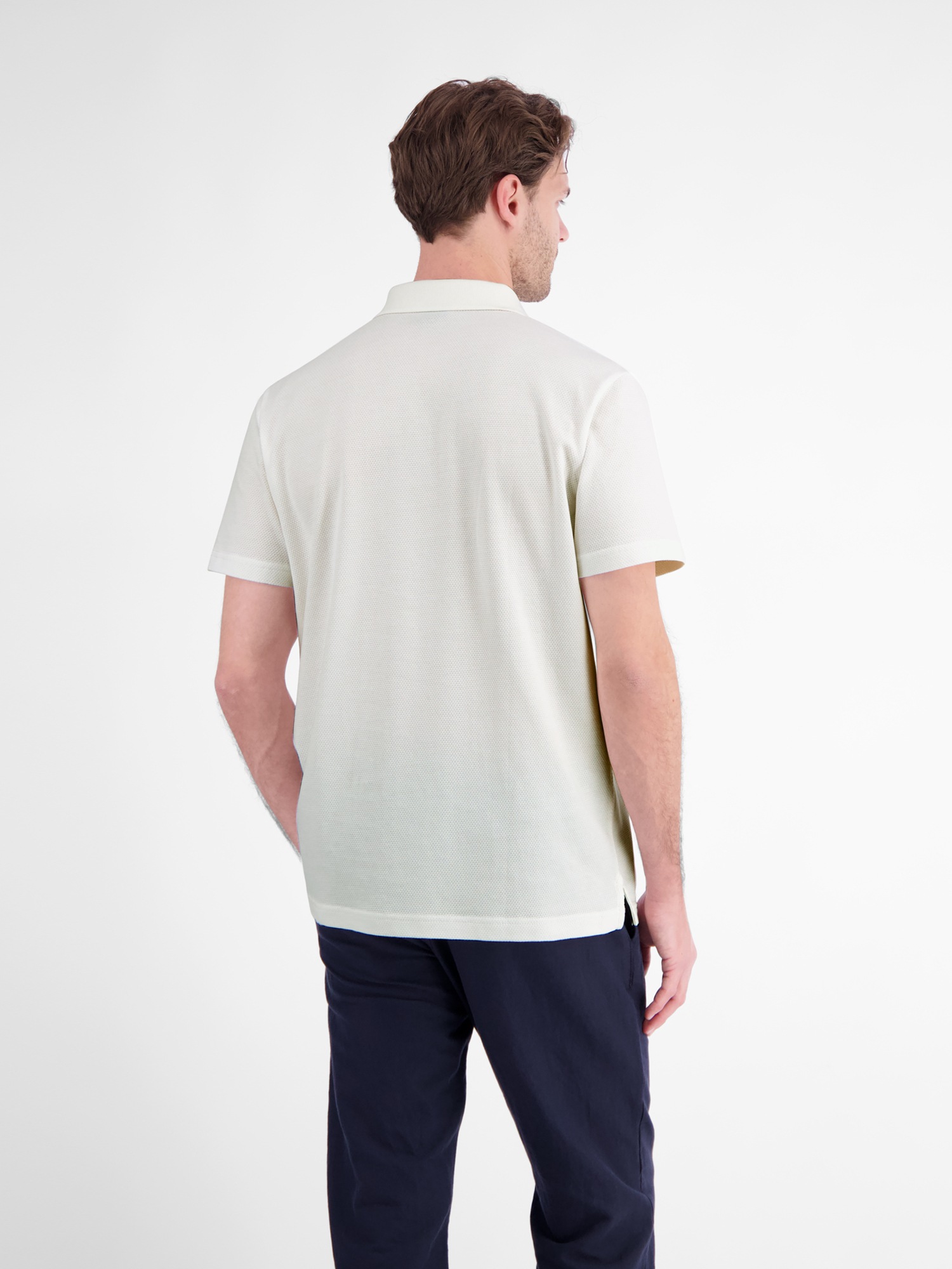 LERROS Poloshirt »Maskulines Poloshirt aus Baumwolle mit griffiger Struktur«