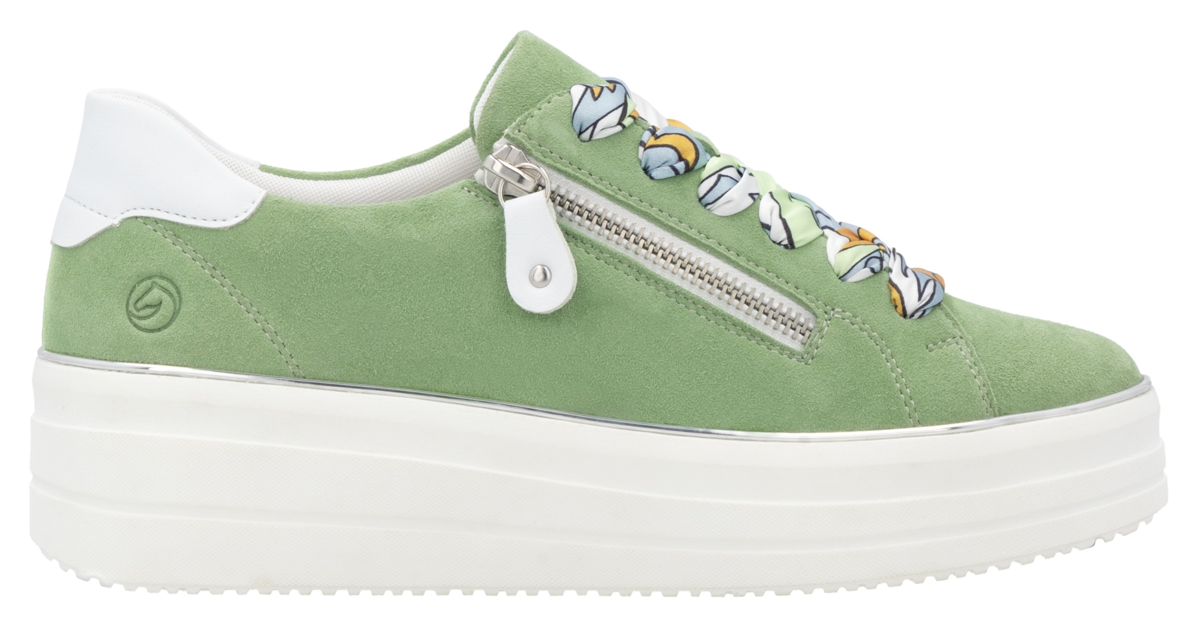 Remonte Plateausneaker, Freizeitschuh, Halbschuh, Schnürschuh mit seitlichem Reißverschluss