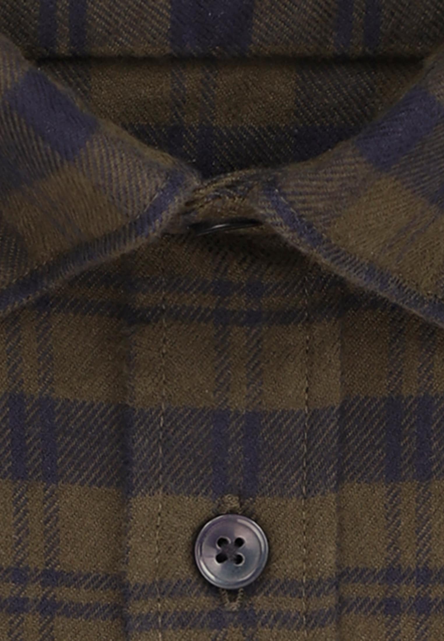 seidensticker Businesshemd »Schwarze Rose«, Regular Langarm Button-Down-Kragen Karo