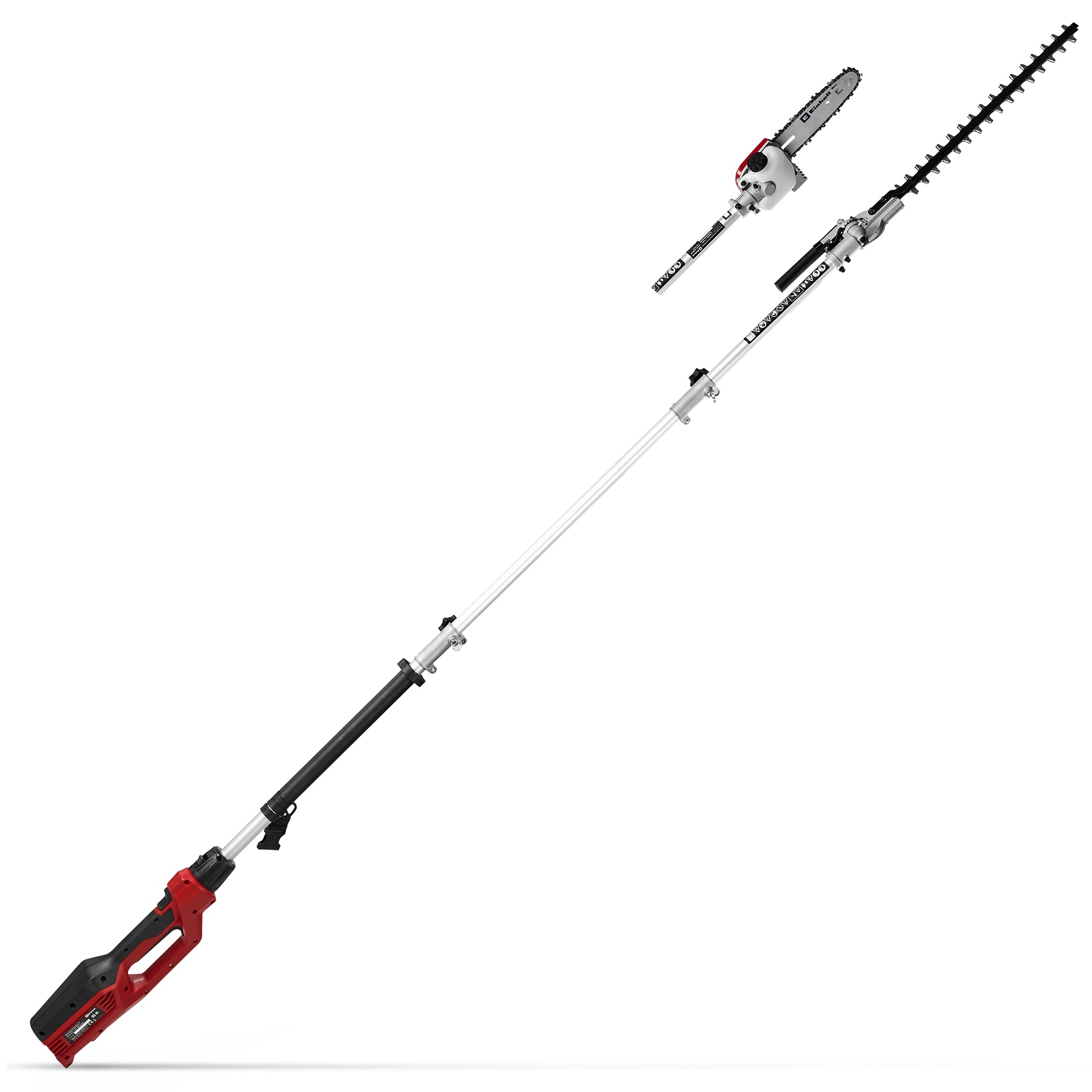 Einhell Elektro-Heckenschere »/ -Säge, GC-HC 90/2046 T« ()  48/20 cm Schwertlänge, Heckenschere/Astsäge mit Teleskopstiel
