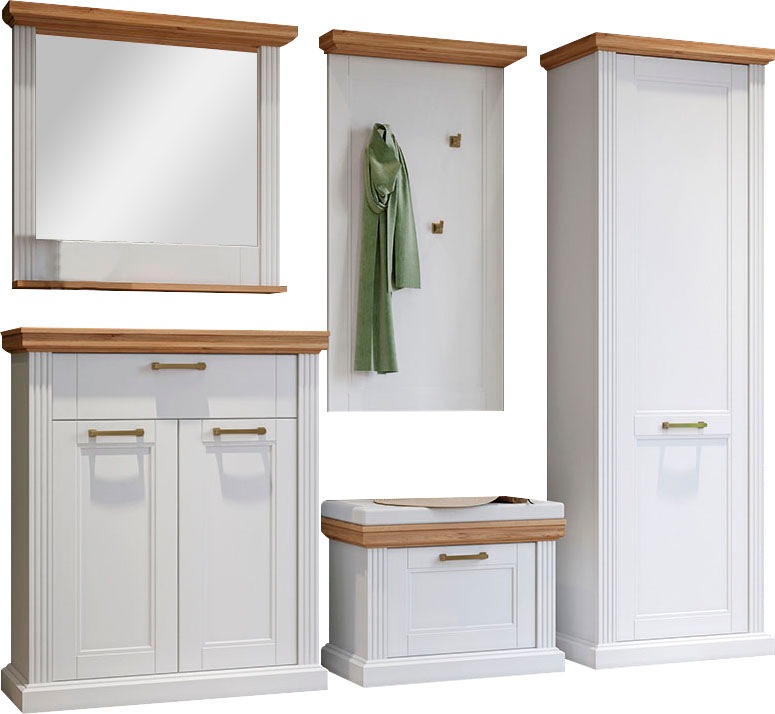 Home affaire Garderoben-Set "Tara" Set, Garderobenschrank,Schuhschrank,Schu günstig online kaufen