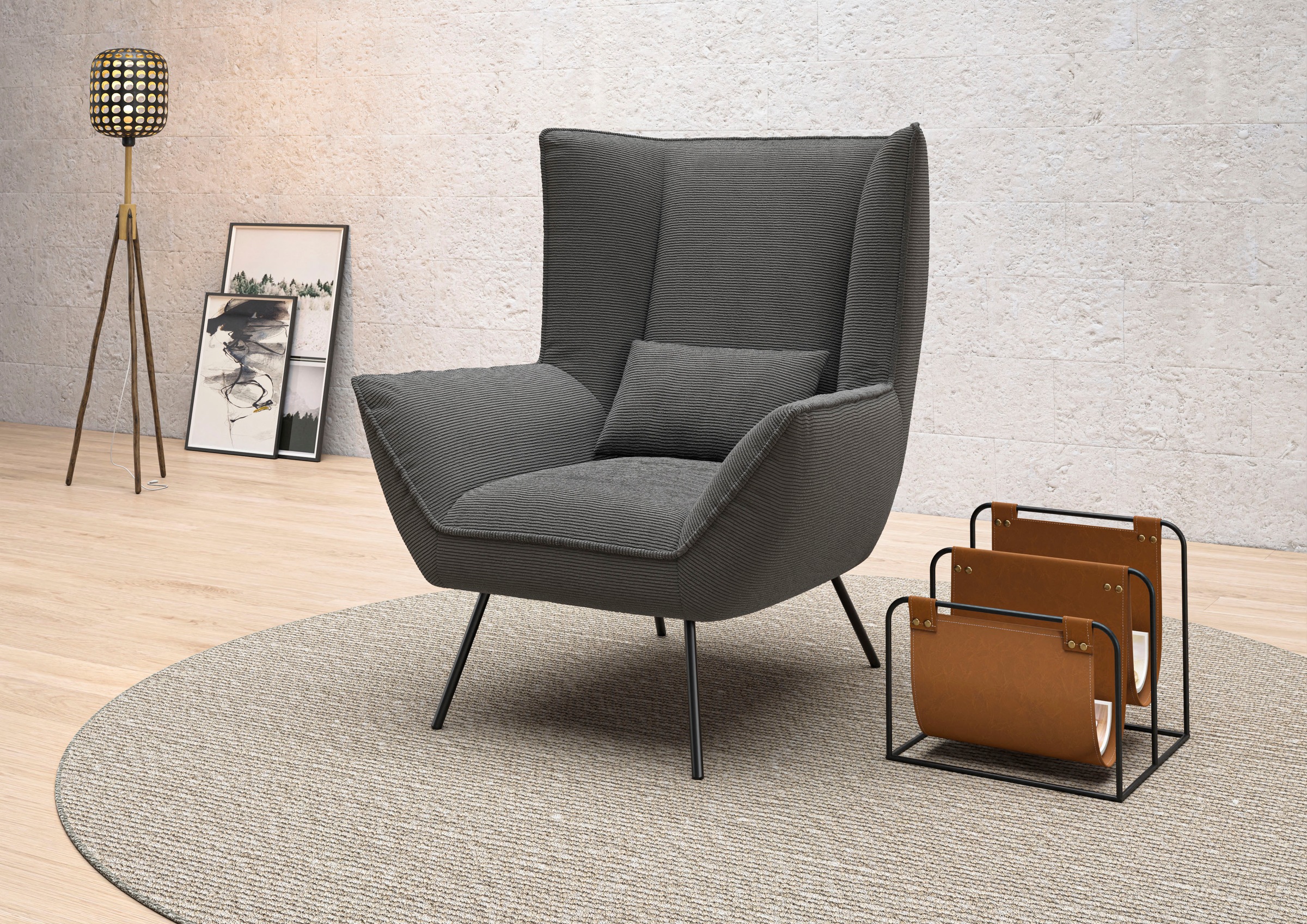 Home affaire Sessel "Kilrea Relaxsessel, Ohrensessel" Extra hohe Rückenlehn günstig online kaufen