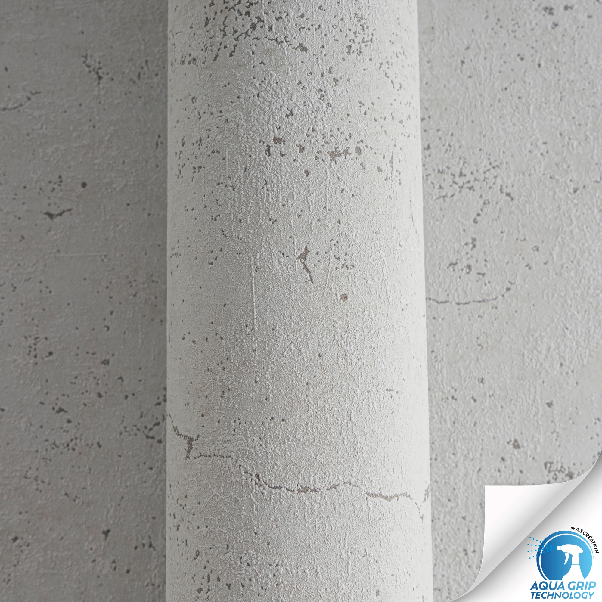 living walls Vliestapete »DesignDrop vorgeleimte Tapete Unitapete Grau einfarbig« matt strukturiert Vliestapete vorgekleistert einfarbig für Schlafzimmer Wohnzimmer Büro