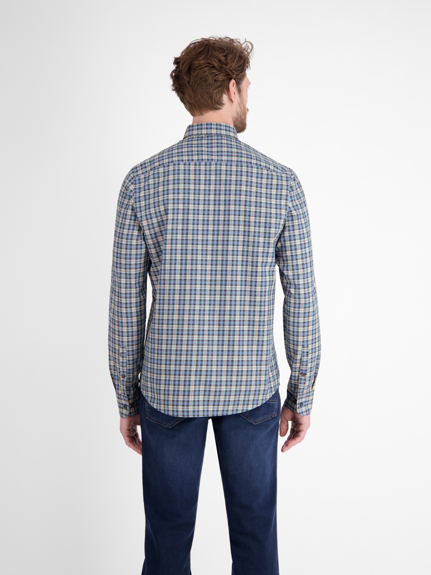 LERROS Karohemd "LERROS Kariertes Herrenhemd, sportiv und stilbewusst" günstig online kaufen