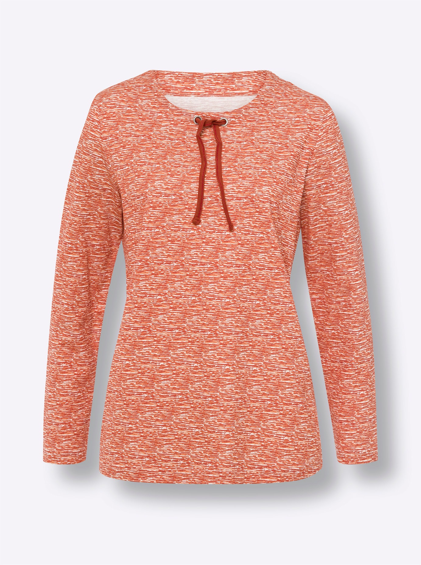 Classic Basics Women's Long Sleeve Shirt Orange Size 54 2
