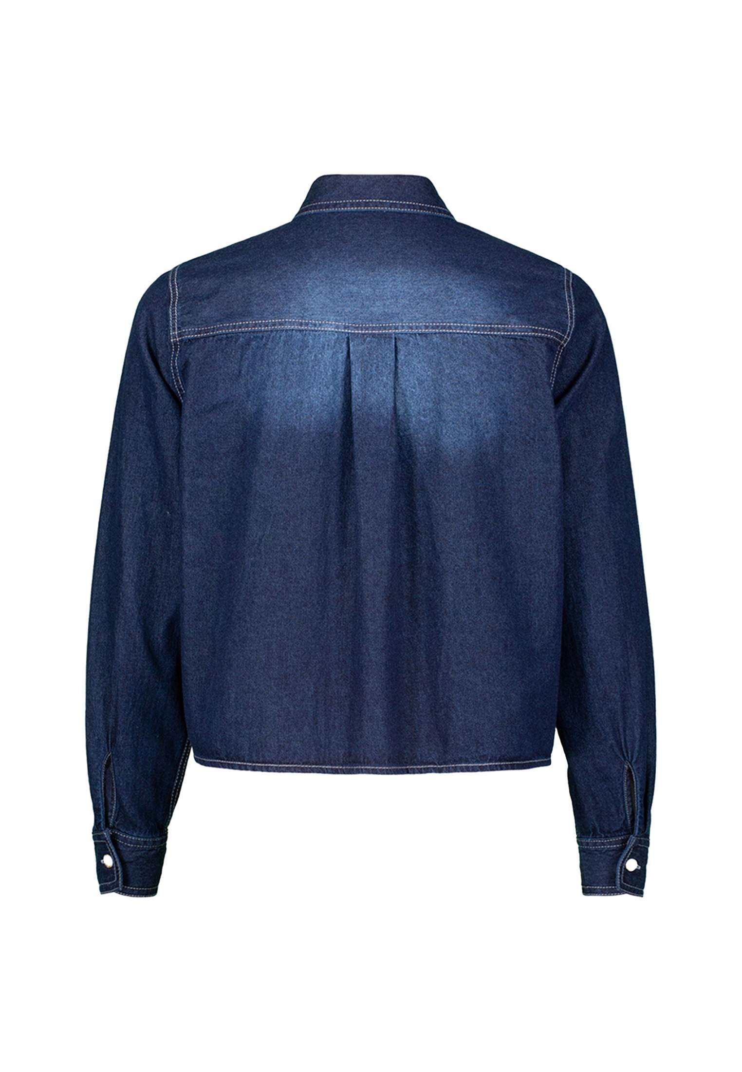 Zero Jeansbluse »zero Jeansbluse mit Knopfleiste«