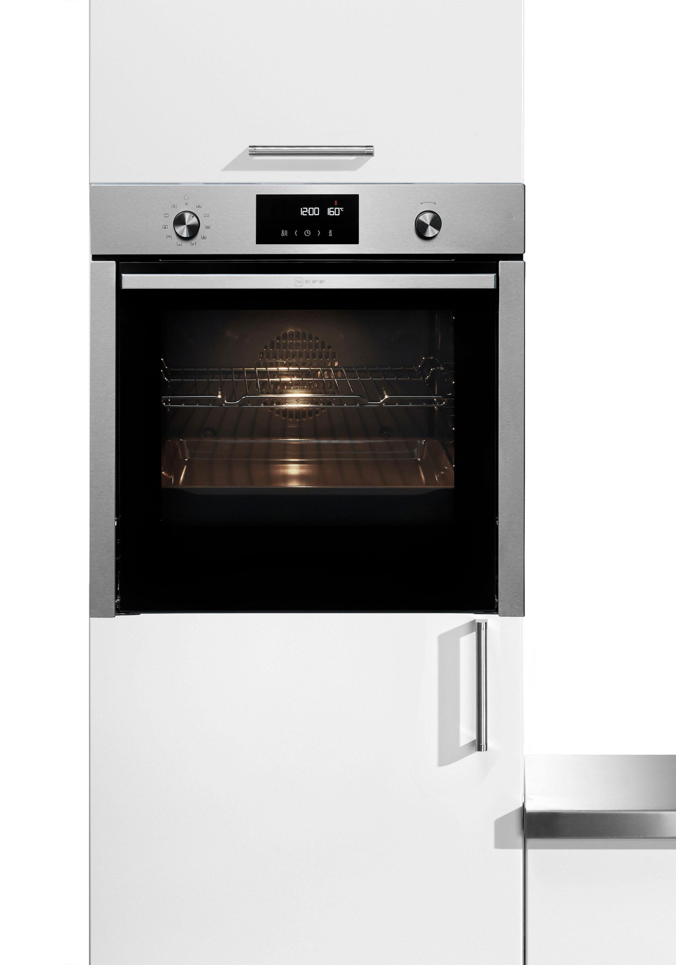 NEFF Pyrolyse Pyrolyse-Selbstreinigung, BAUR Rechnung Backofen Slide&Hide® mit B55CR20N0, 70, mit | Teleskopauszug N nachrüstbar, »B55CR20N0«, auf