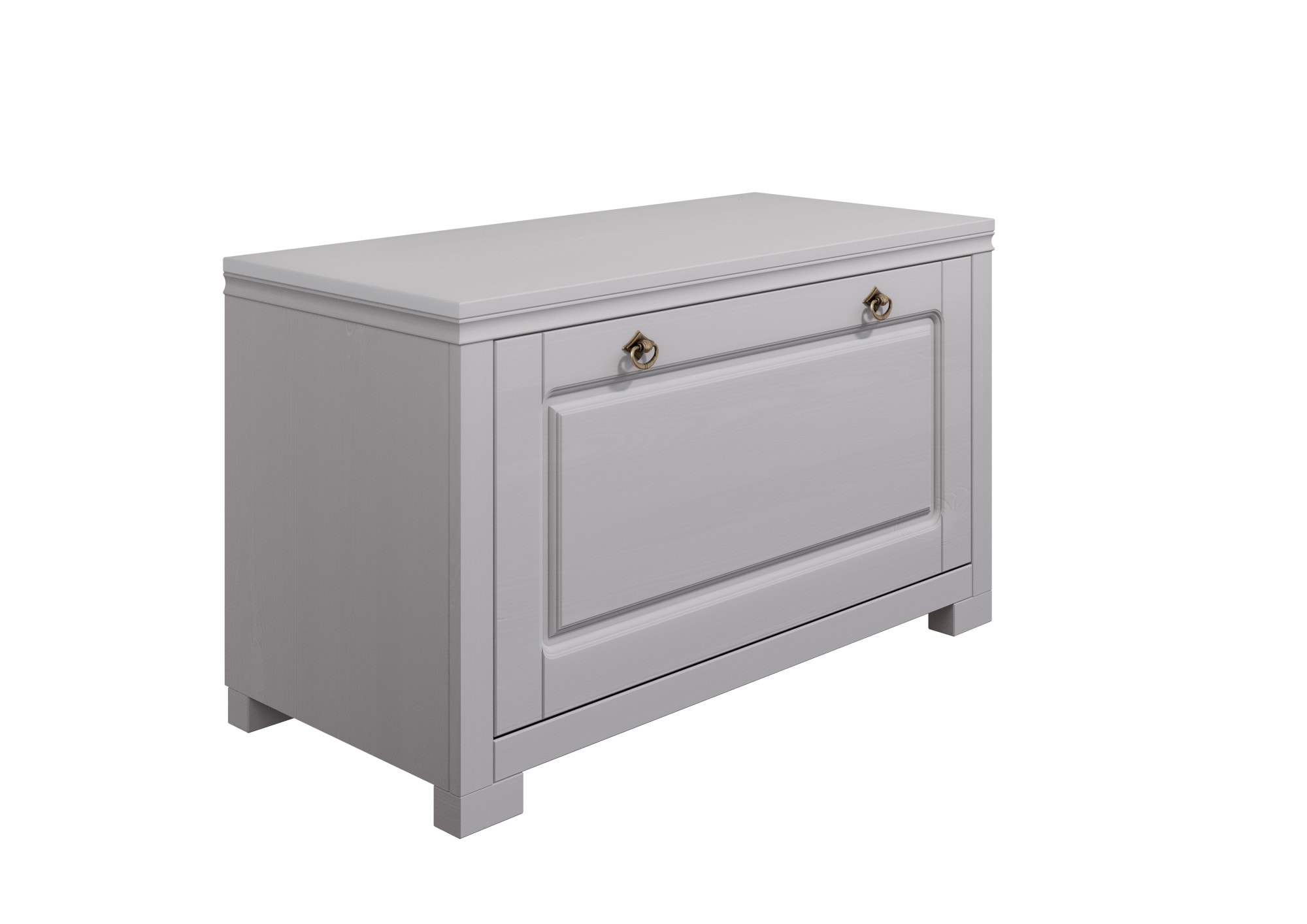 OTTO home Sitzbank "Gotland inkl. Schuhtrommel für ca. 6-9 Paar Schuhe" aus massiver Kiefer, FSC-zertifiziert, Breite 85 cm