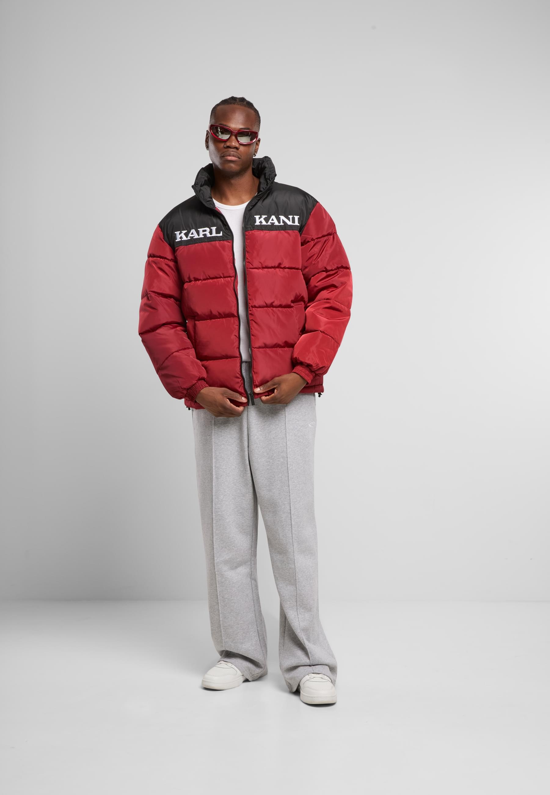 Karl Kani Winterjacke »Karl Kani Retro Essential Puffer Jacket«, (1 St.), ohne Kapuze