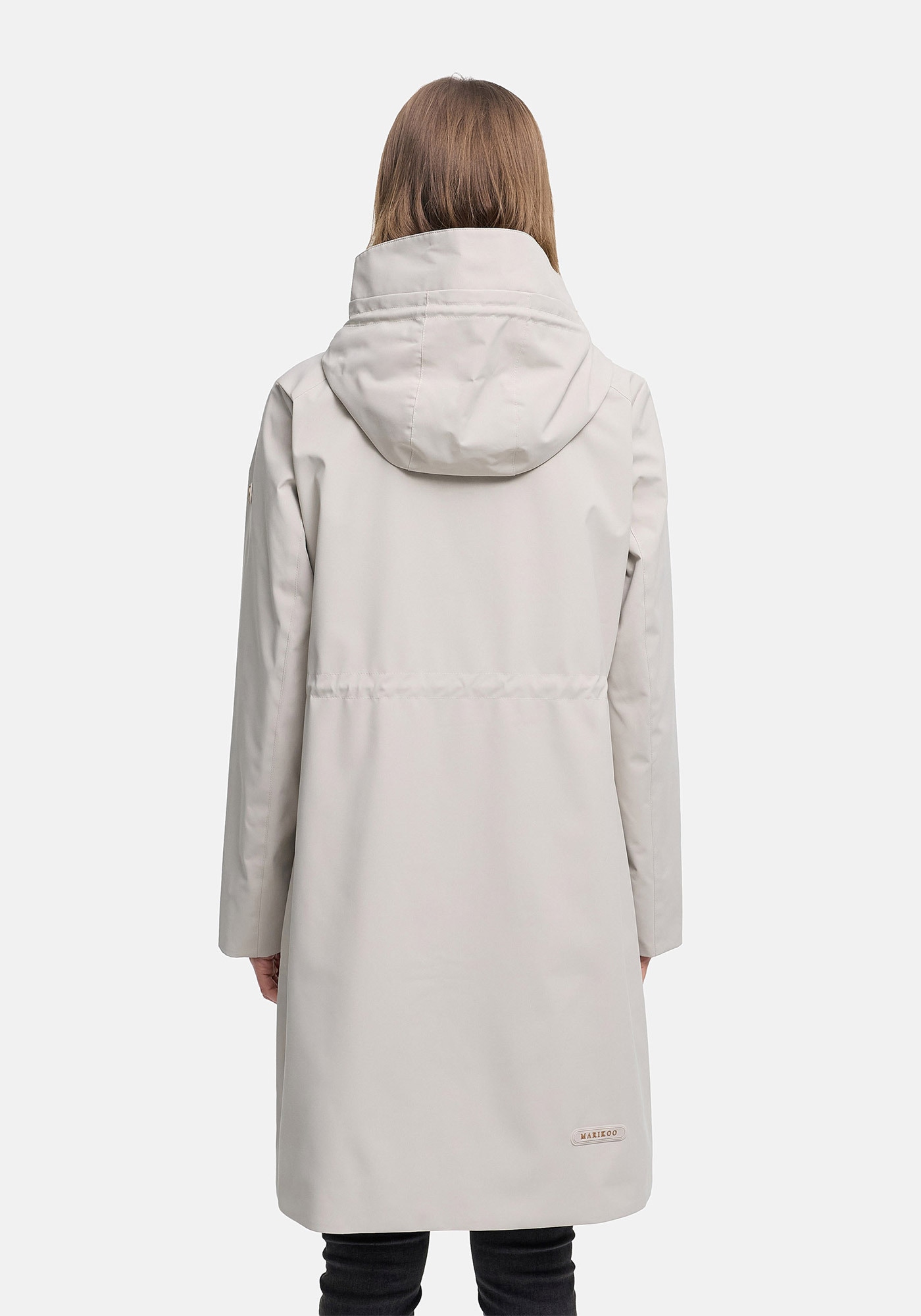 Marikoo Outdoorjacke »Zilandaa« Moderner Outdoorparka mit Kapuze und Kordelzug