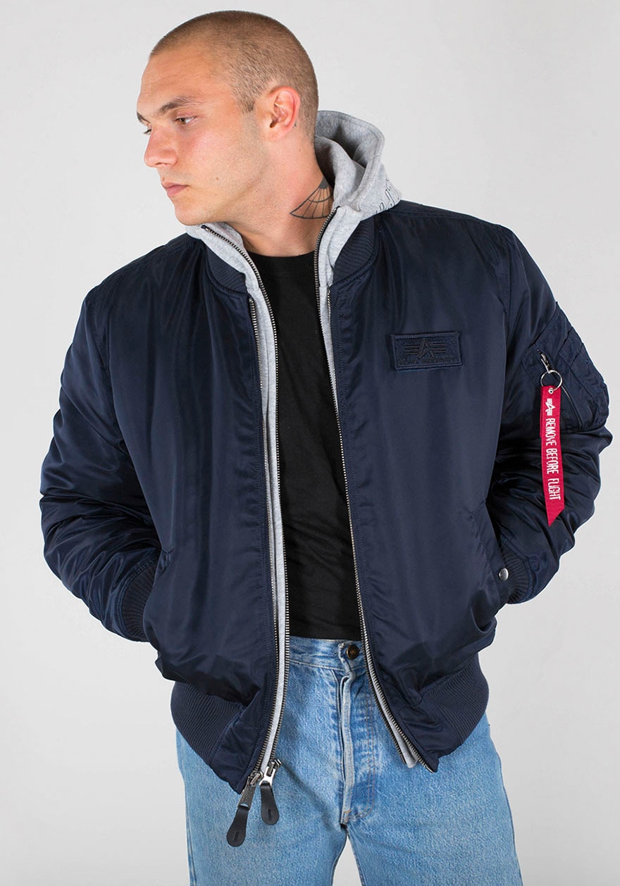 Alpha Industries Bomberjacke »MA-1 D-TEC«, mit Kapuze