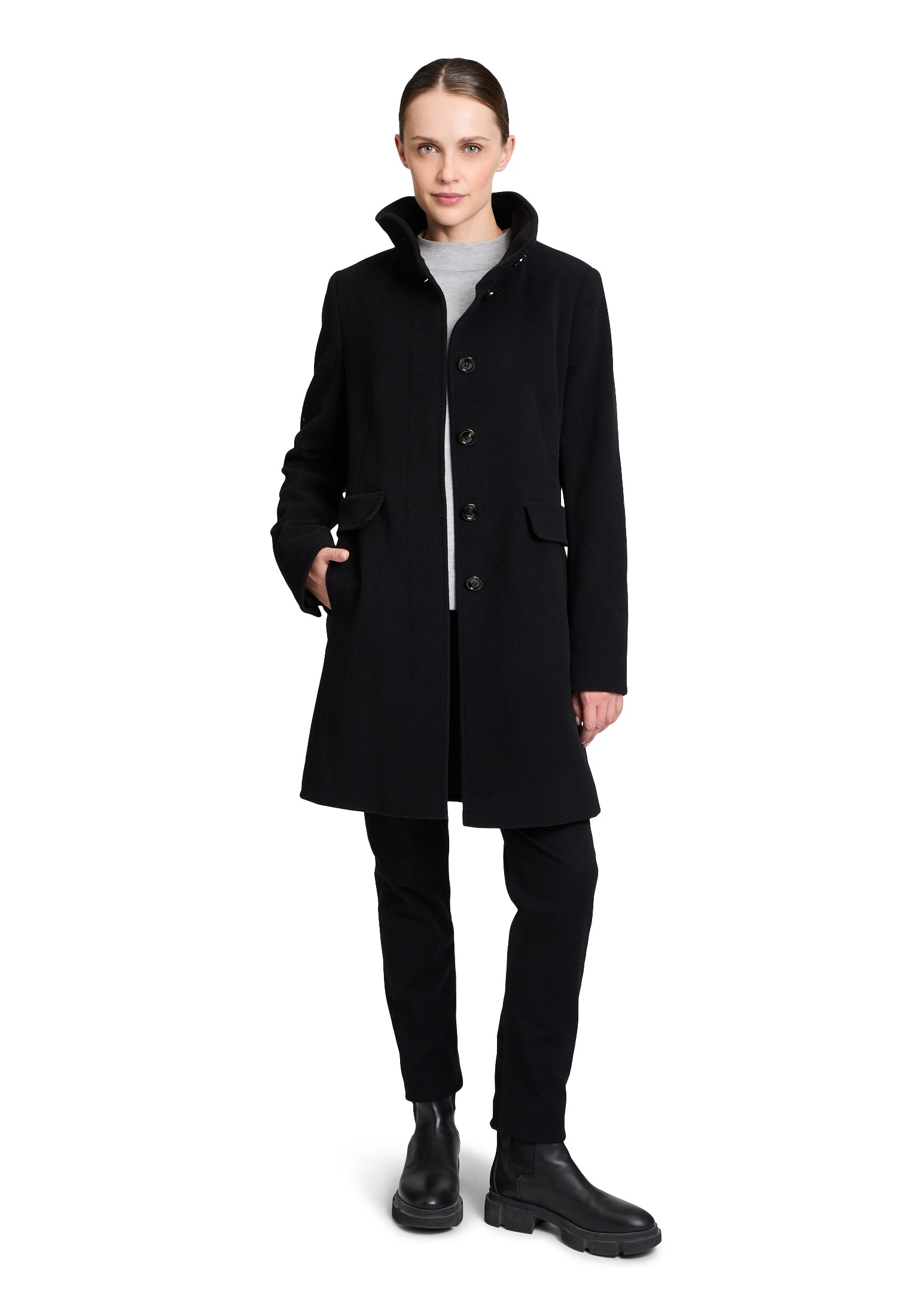 Gil Bret Wolljacke »Gil Bret Wollmantel mit Stehkragen«