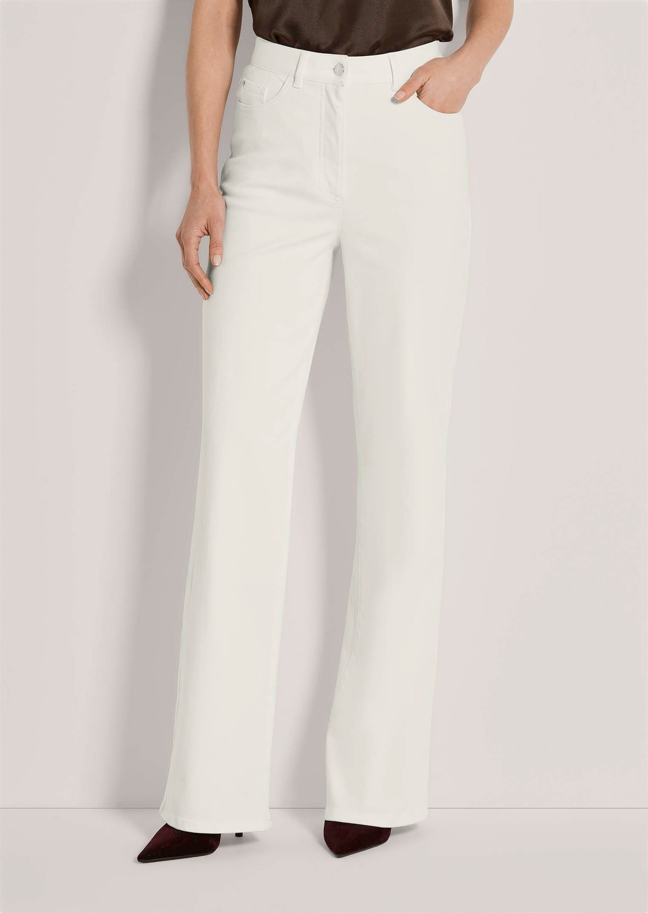 MADELEINE Regular-fit-Jeans »Hose Weite Jeans mit leichtem Bootcut«