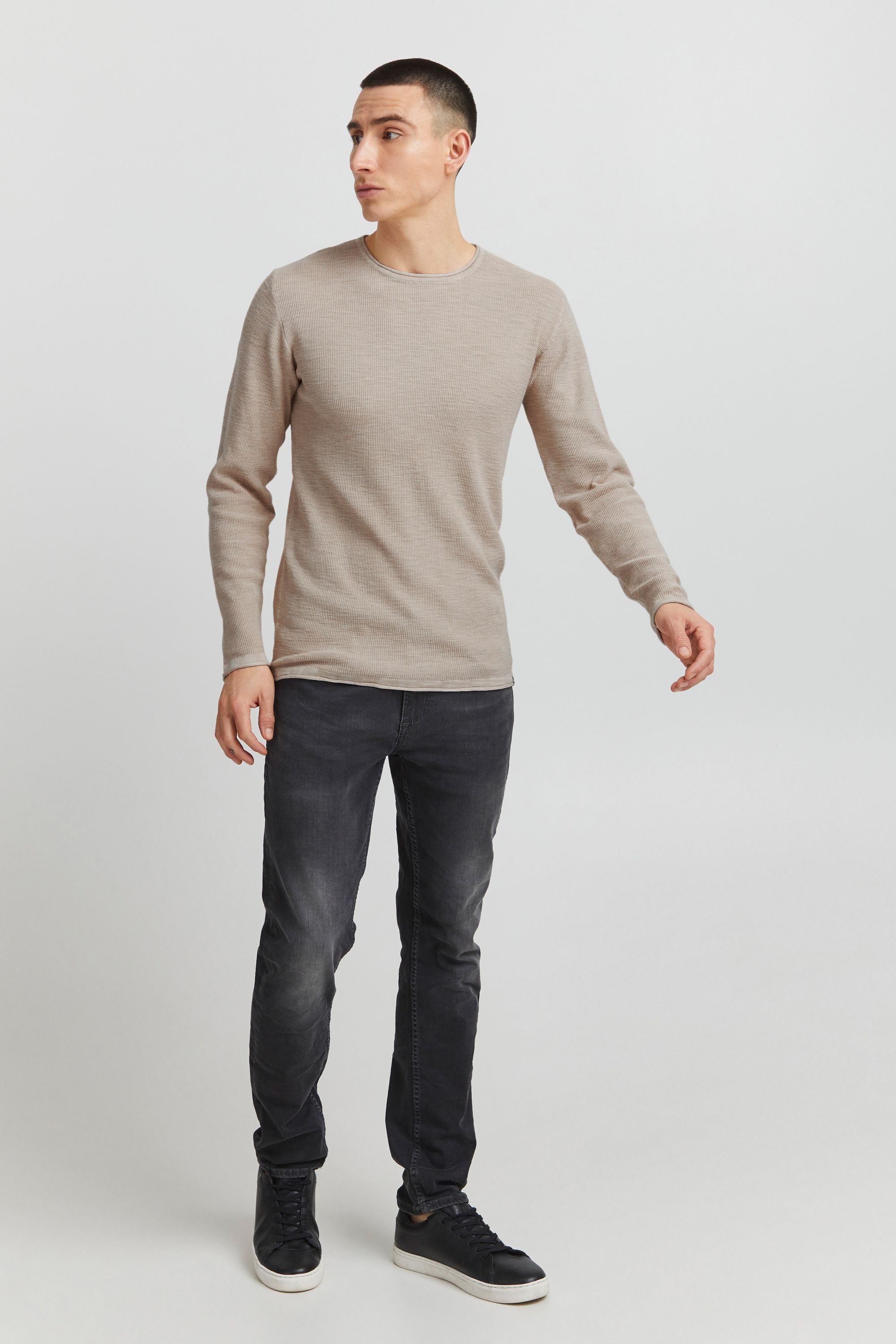 Indicode Strickfleece-Pullover »Strickpullover IDKarpo«