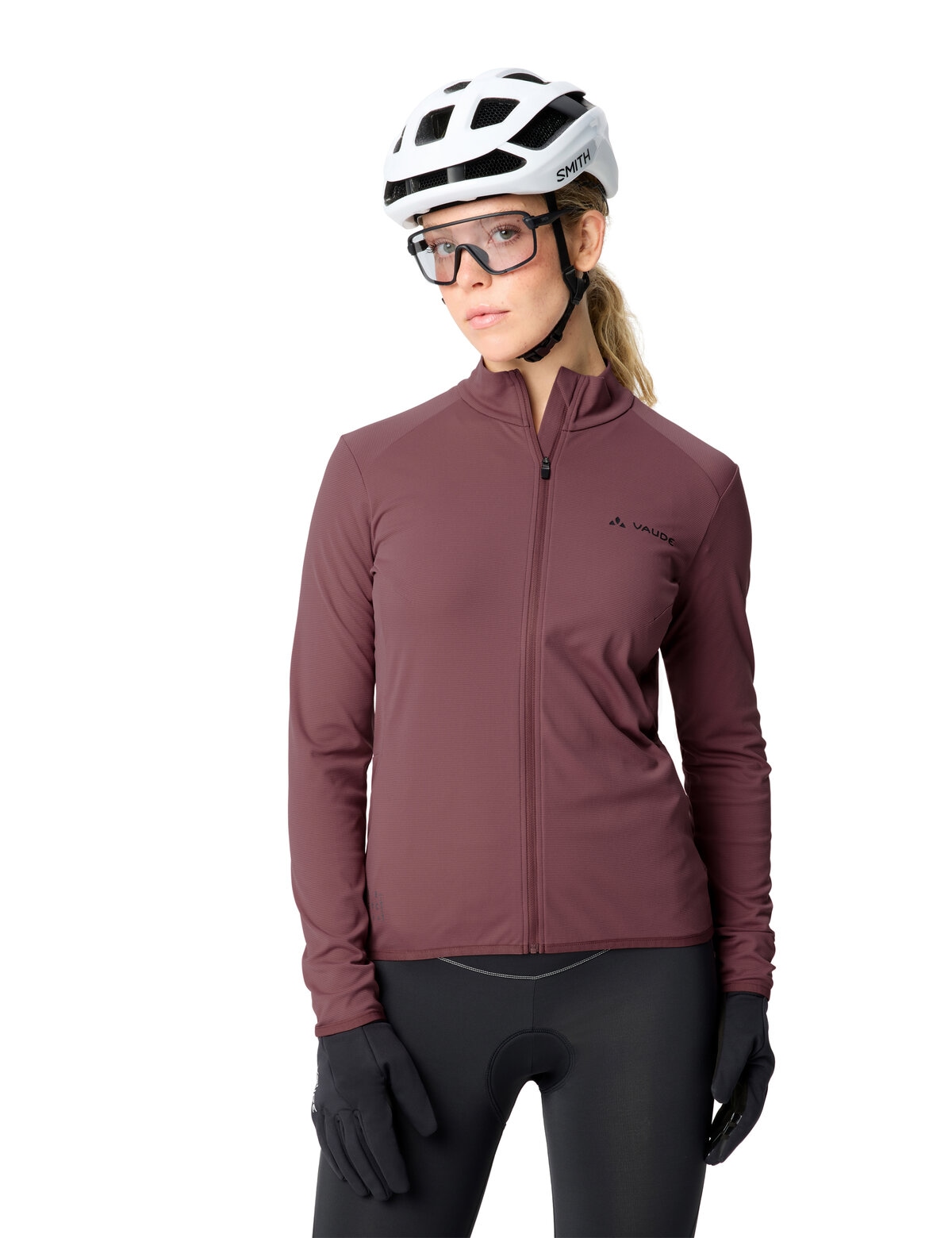 VAUDE Radtrikot »WOMEN'S MATERA LS TRICOT II« mit zwei offenen Rückentaschen, in weicher, stretchiger Qualität