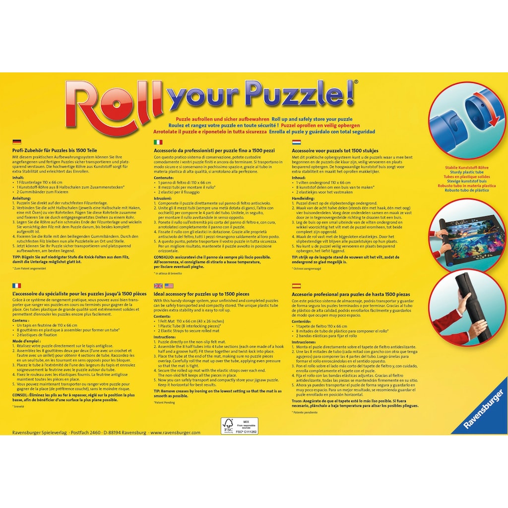 Ravensburger Puzzleunterlage »Roll your Puzzle für 300-1500 Teile«