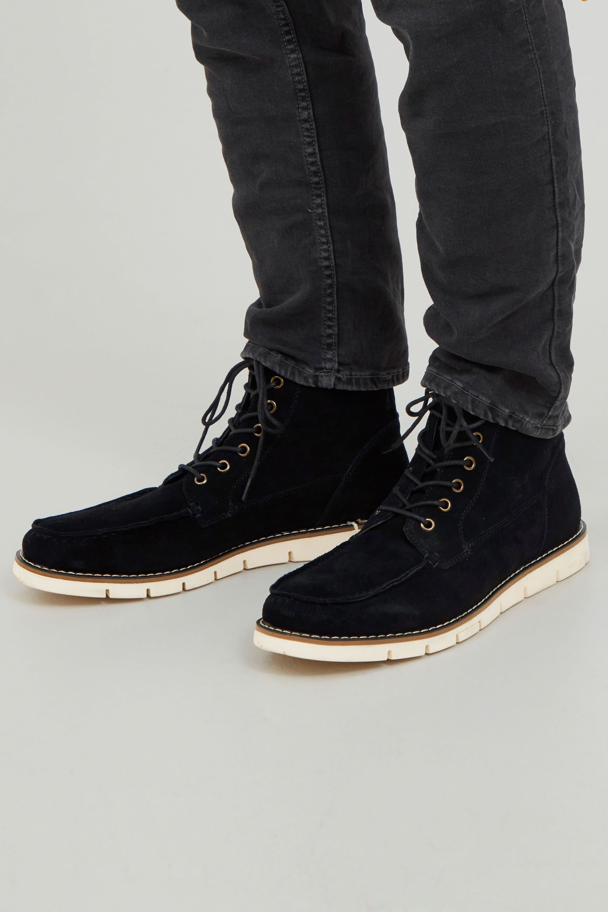 Blend Schnürboots "BHFootwear" Schicke Lederboots zum Schnüren günstig online kaufen