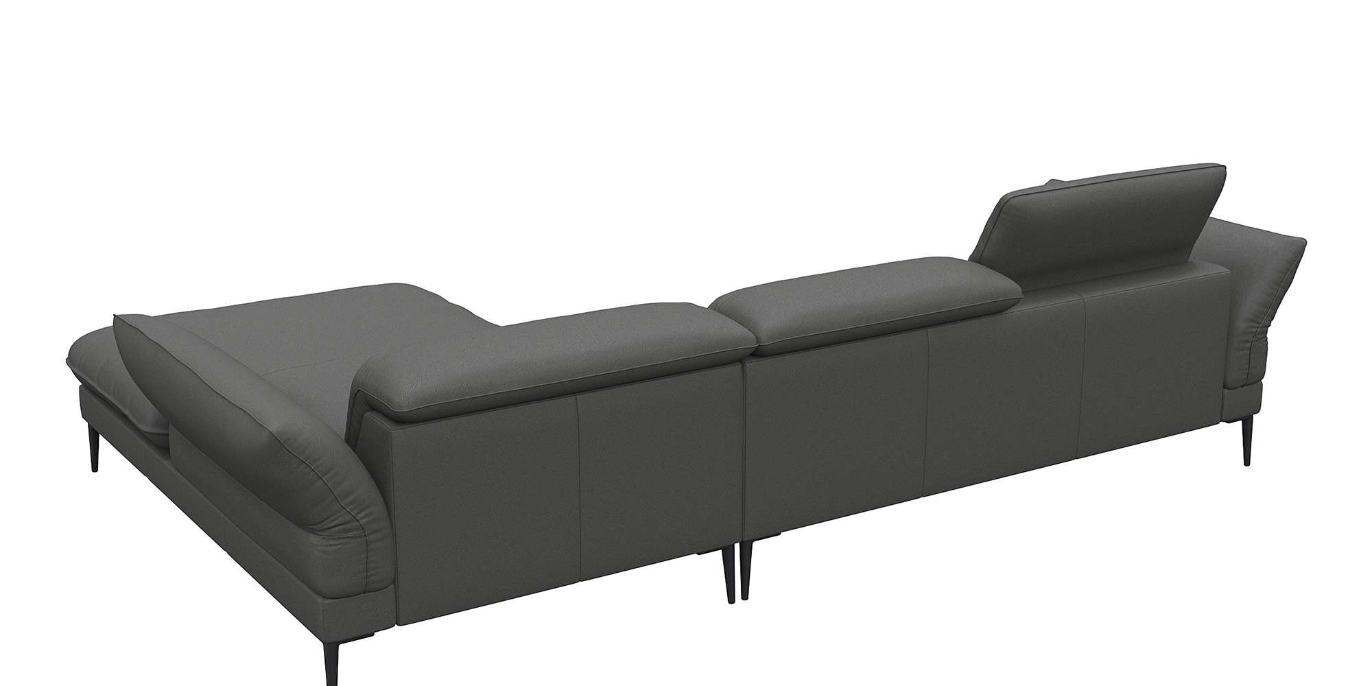 Thumbnail - FLEXLUX Ecksofa "Salino, Funktionssofa mit Recamiere, Relaxsofa, Ecksofa", Sofa mit Arm- und Kopfteil-Verstellungen, Kal...