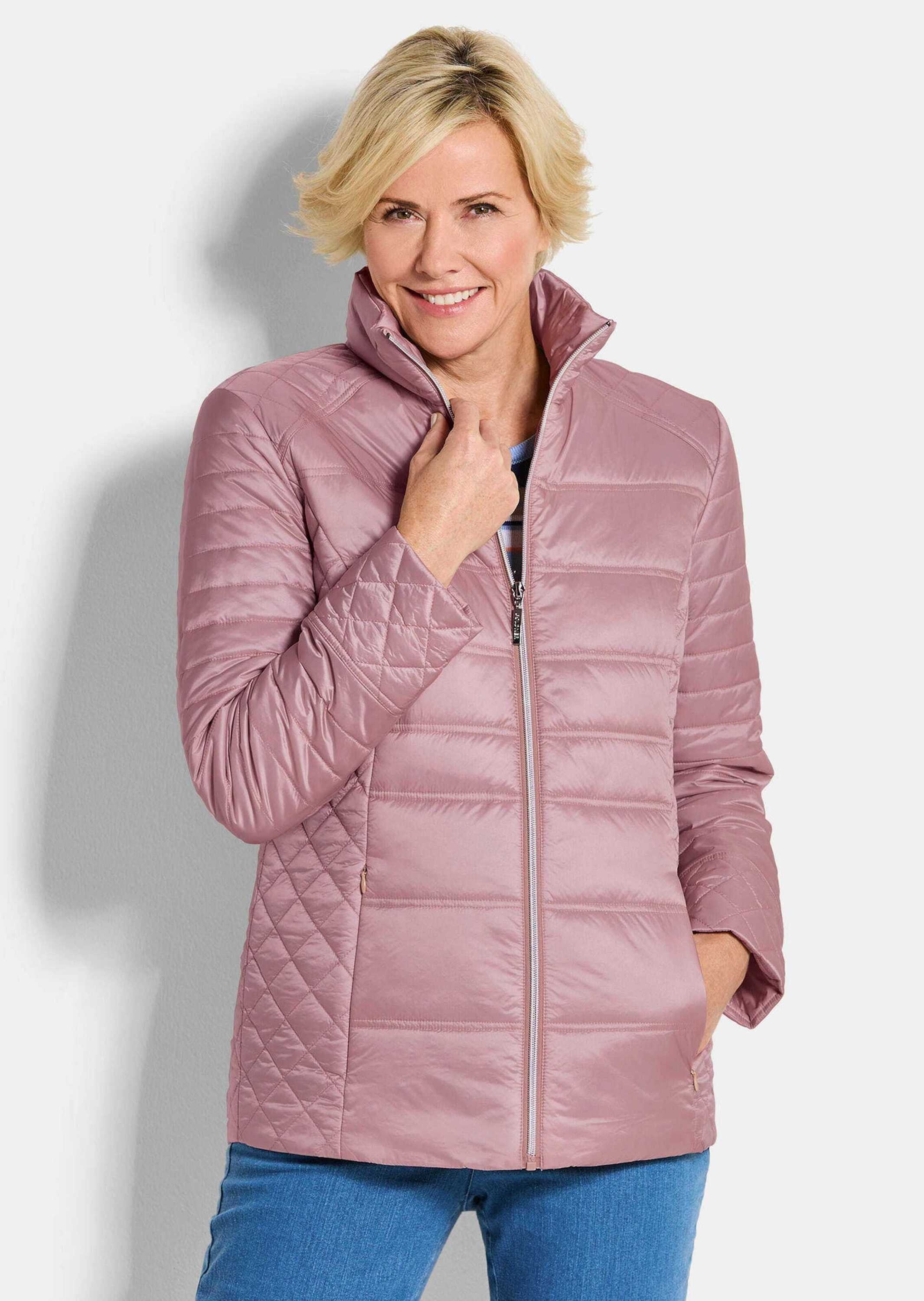 Thumbnail - GOLDNER Steppjacke "Kurzgröße Übergangsjacke mit Muster-Mix" RV Taschen