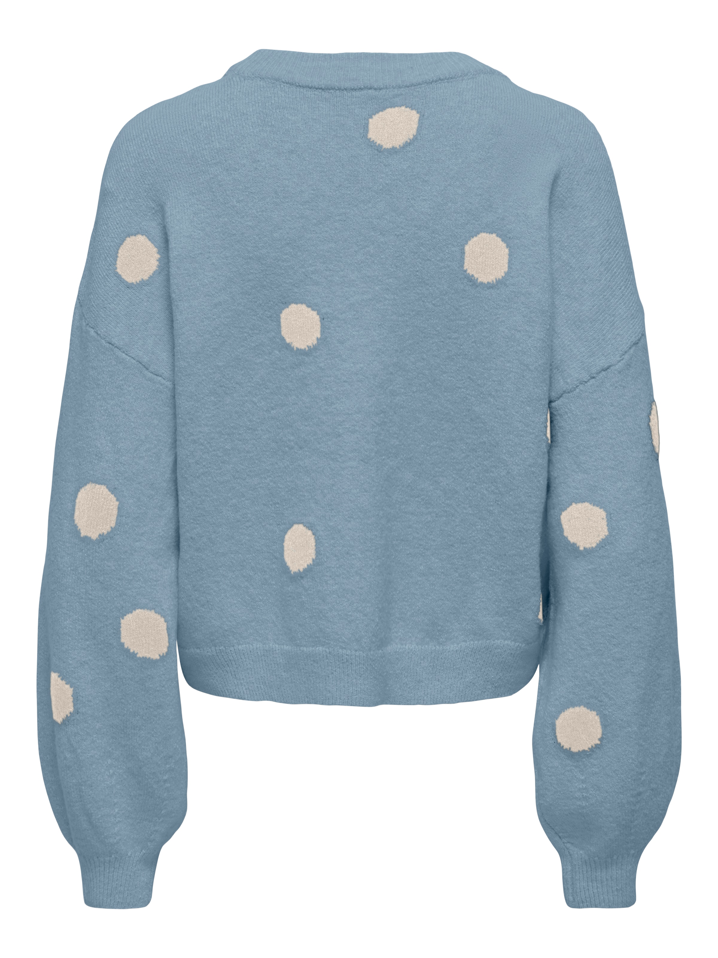 ONLY Strickpullover »ONLRICA LS DETAIL O-NECK CC KNT« Materialmix, regular fit