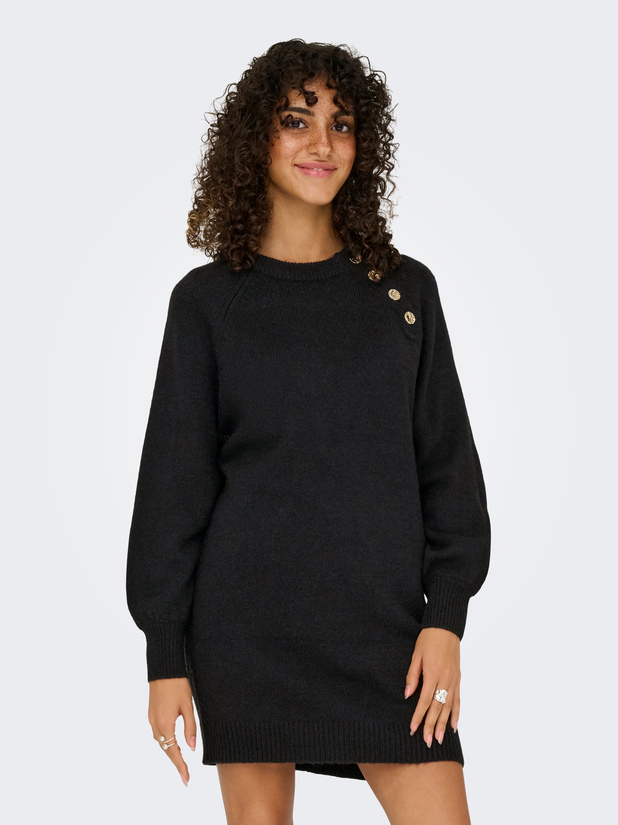 ONLY Midikleid "ONLEMMA LIFE LS BUTTON ONEC DRESS CC KNT" Sommerkleid günstig online kaufen